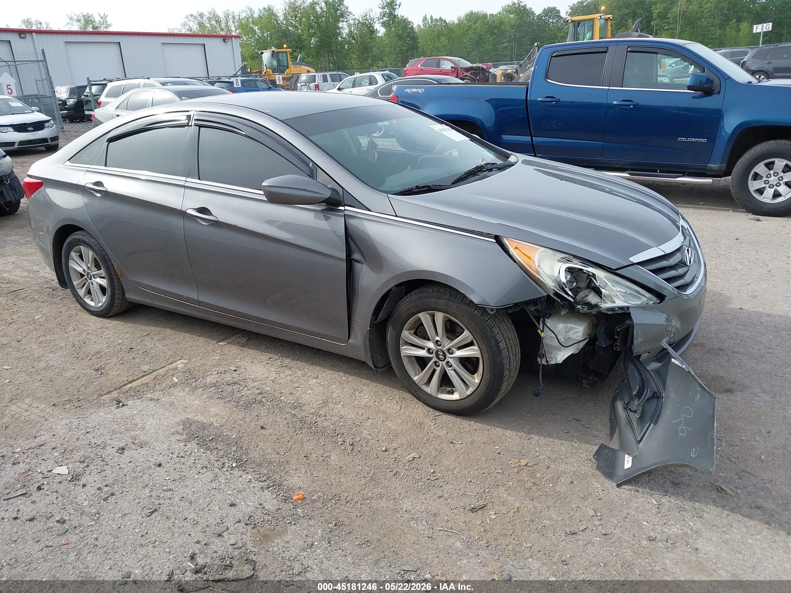 2012 Hyundai Sonata Gls Gray vin: 5NPEB4ACXCH375580