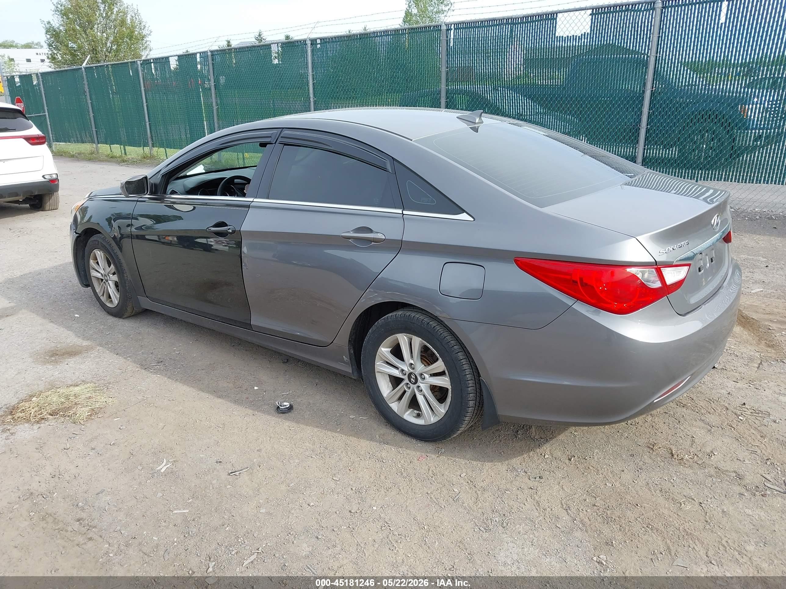 2012 Hyundai Sonata Gls Gray vin: 5NPEB4ACXCH375580