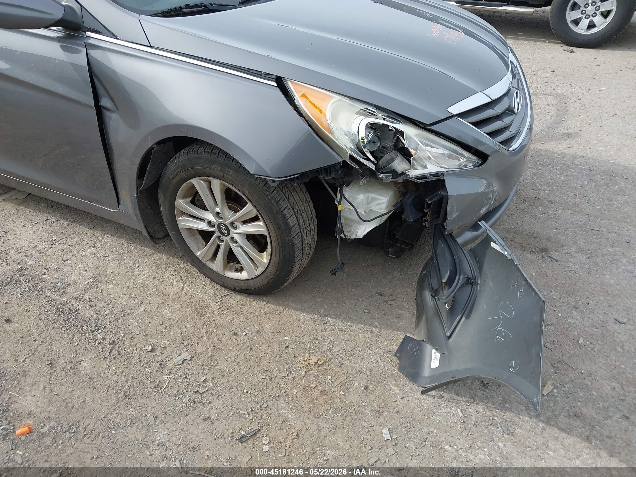 2012 Hyundai Sonata Gls Gray vin: 5NPEB4ACXCH375580