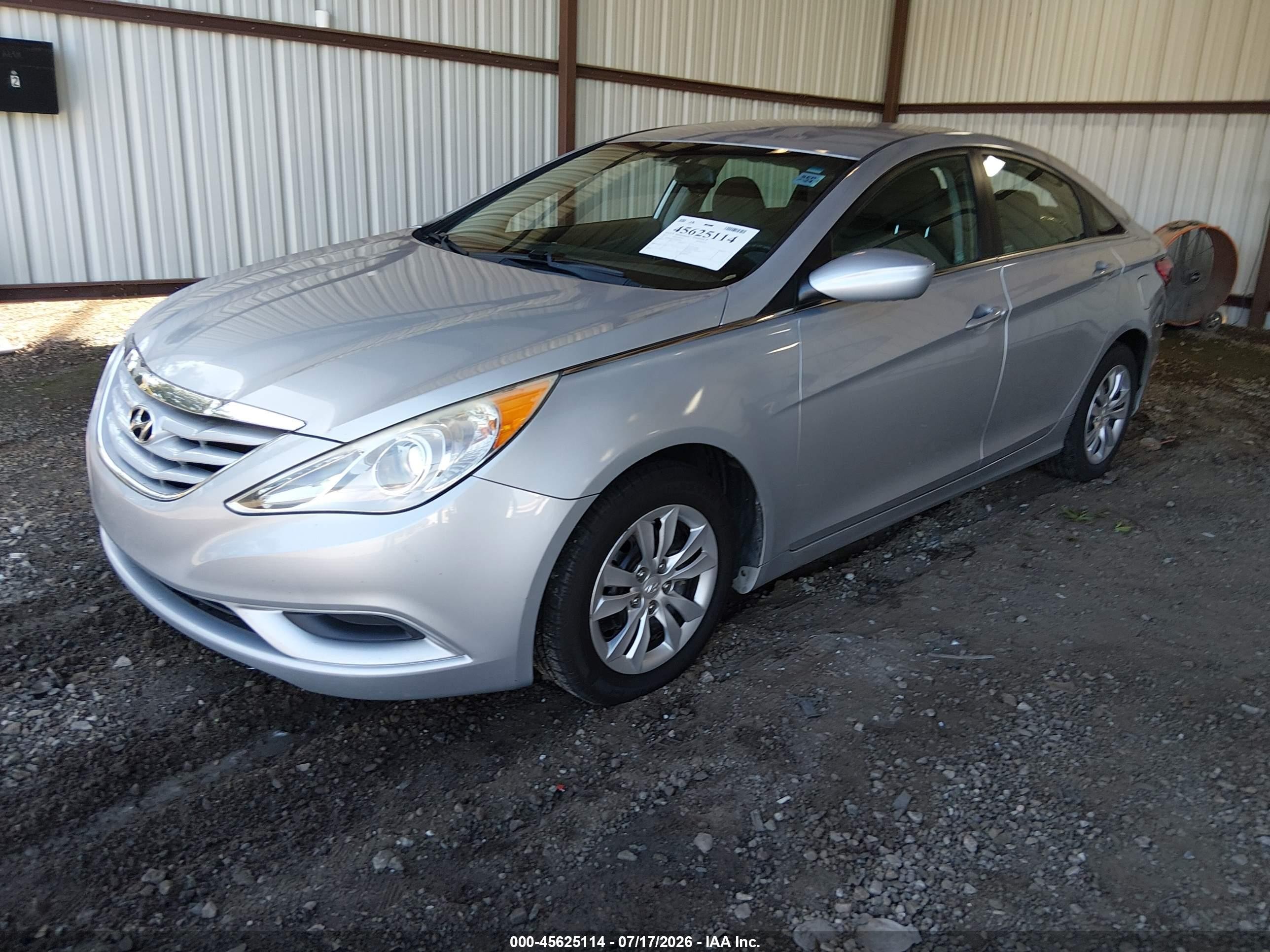 2012 Hyundai Sonata Gls Silver vin: 5NPEB4ACXCH380083
