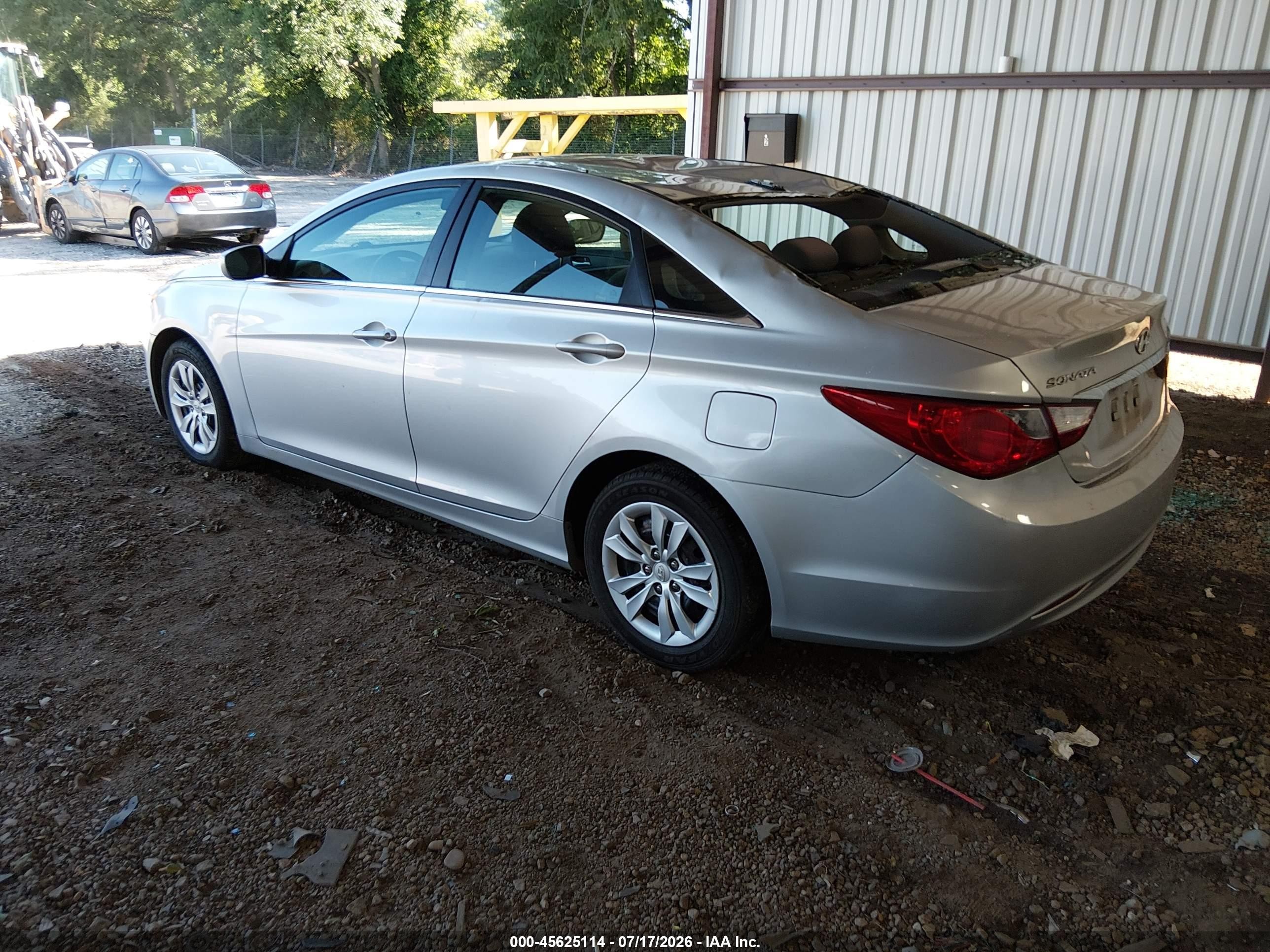 2012 Hyundai Sonata Gls Silver vin: 5NPEB4ACXCH380083