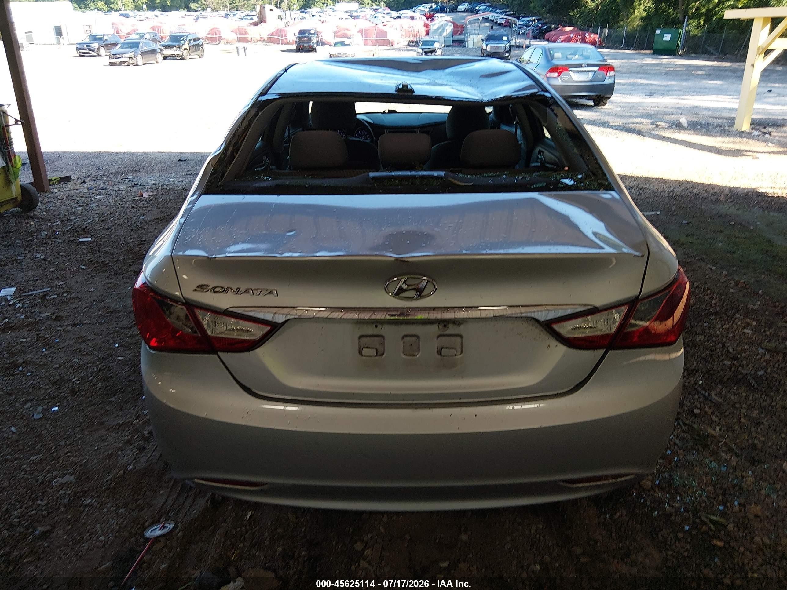 2012 Hyundai Sonata Gls Silver vin: 5NPEB4ACXCH380083