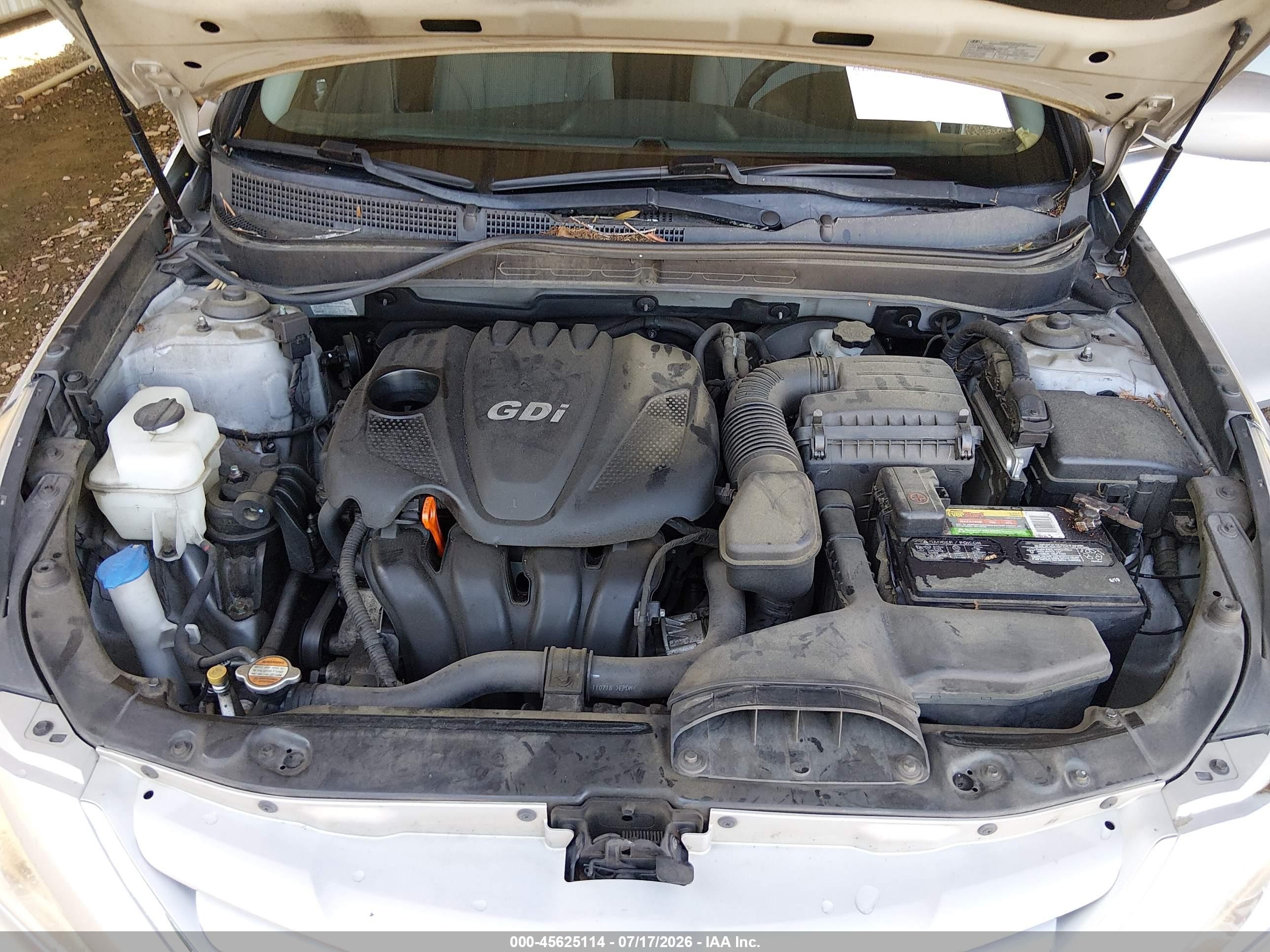 2012 Hyundai Sonata Gls Silver vin: 5NPEB4ACXCH380083