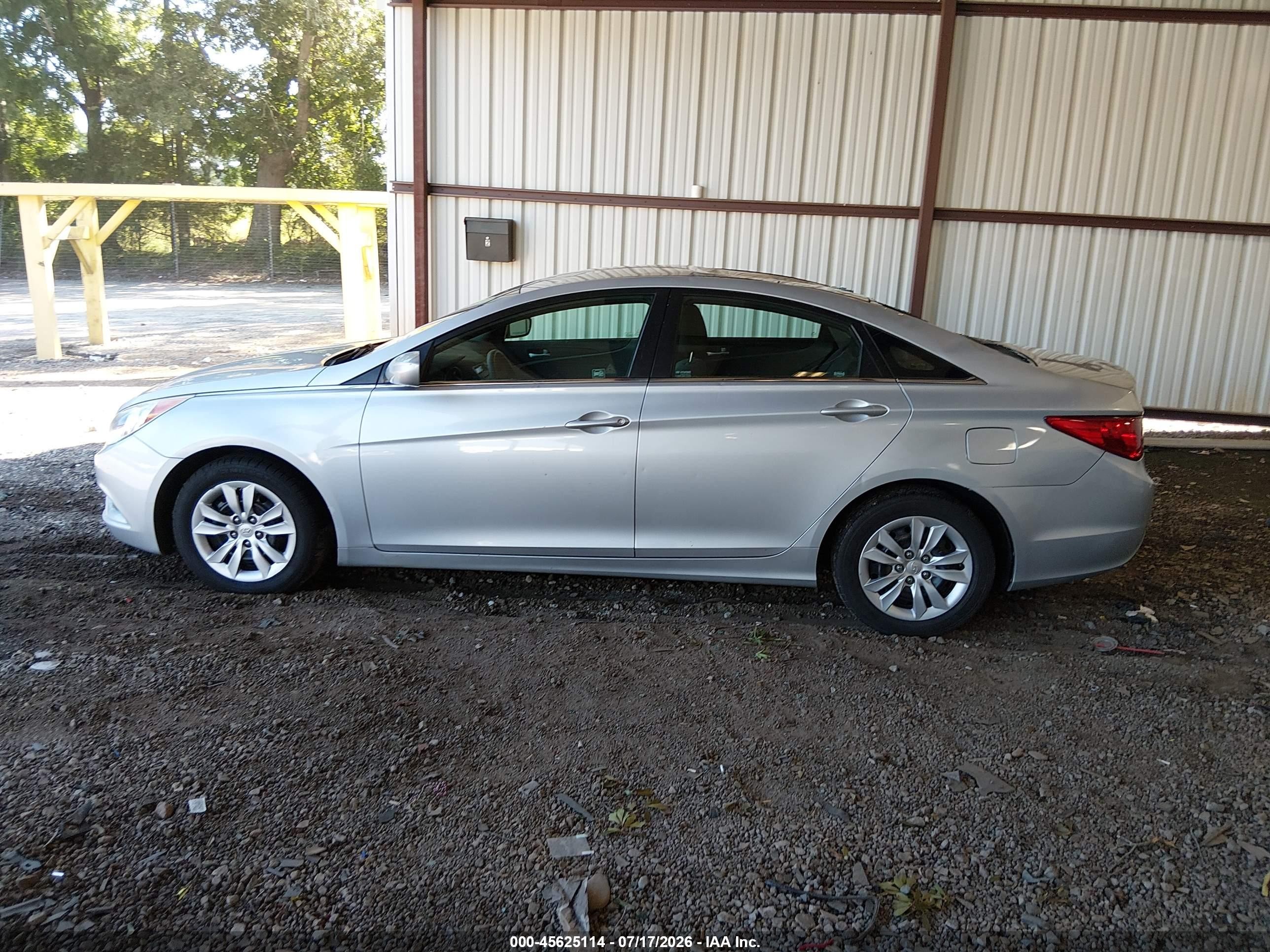 2012 Hyundai Sonata Gls Silver vin: 5NPEB4ACXCH380083