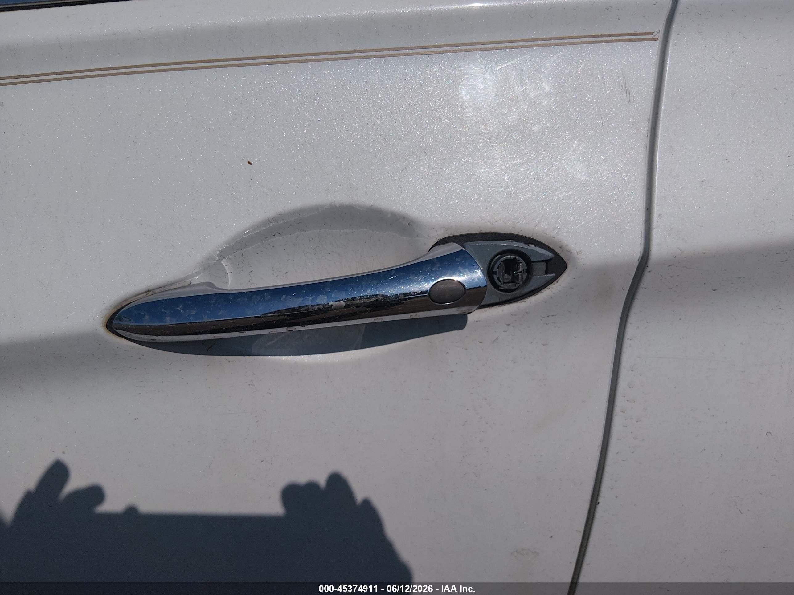 2012 Hyundai Sonata Gls White vin: 5NPEB4ACXCH385252