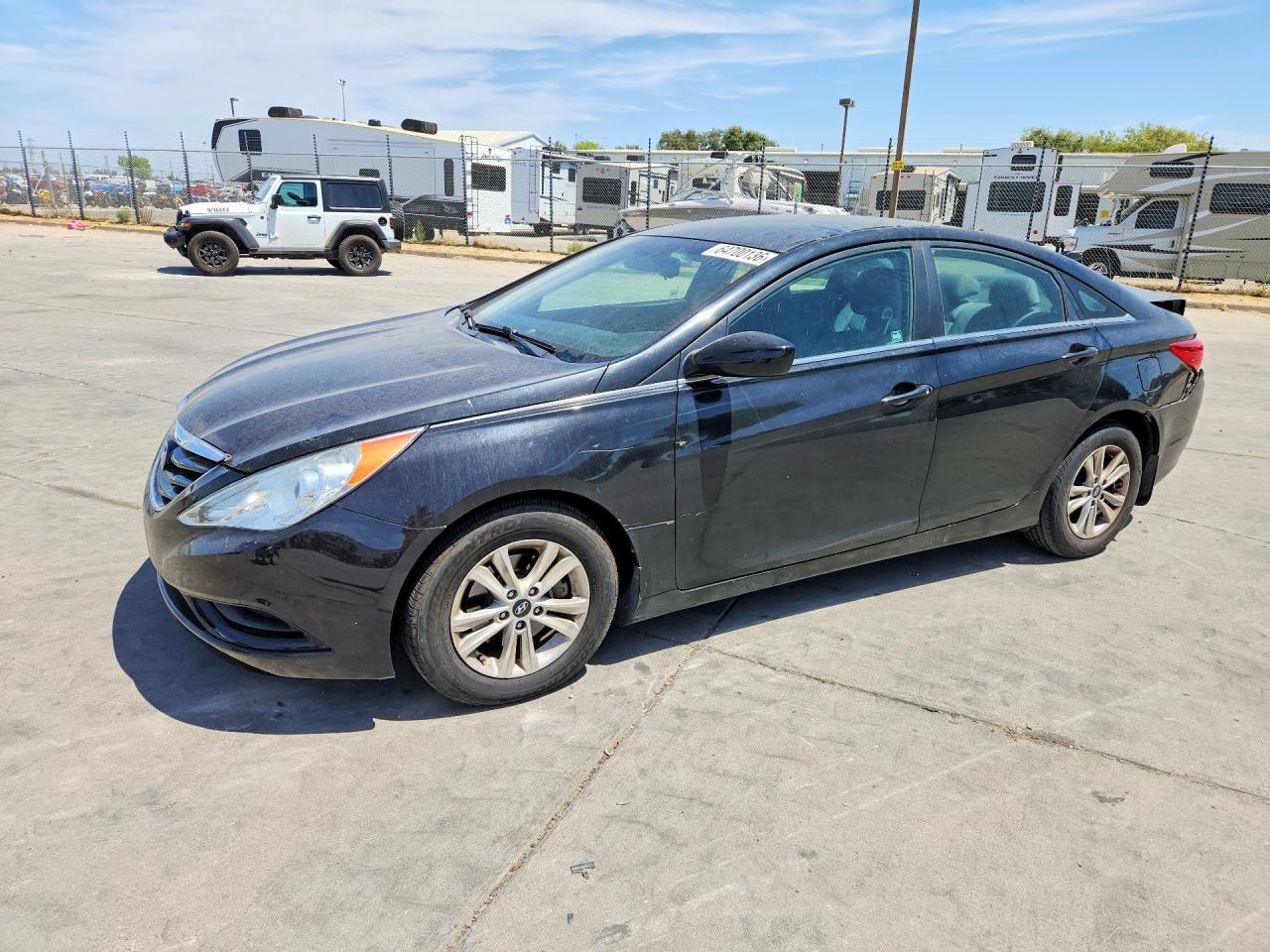 2012 Hyundai Sonata Gls Black vin: 5NPEB4ACXCH388376