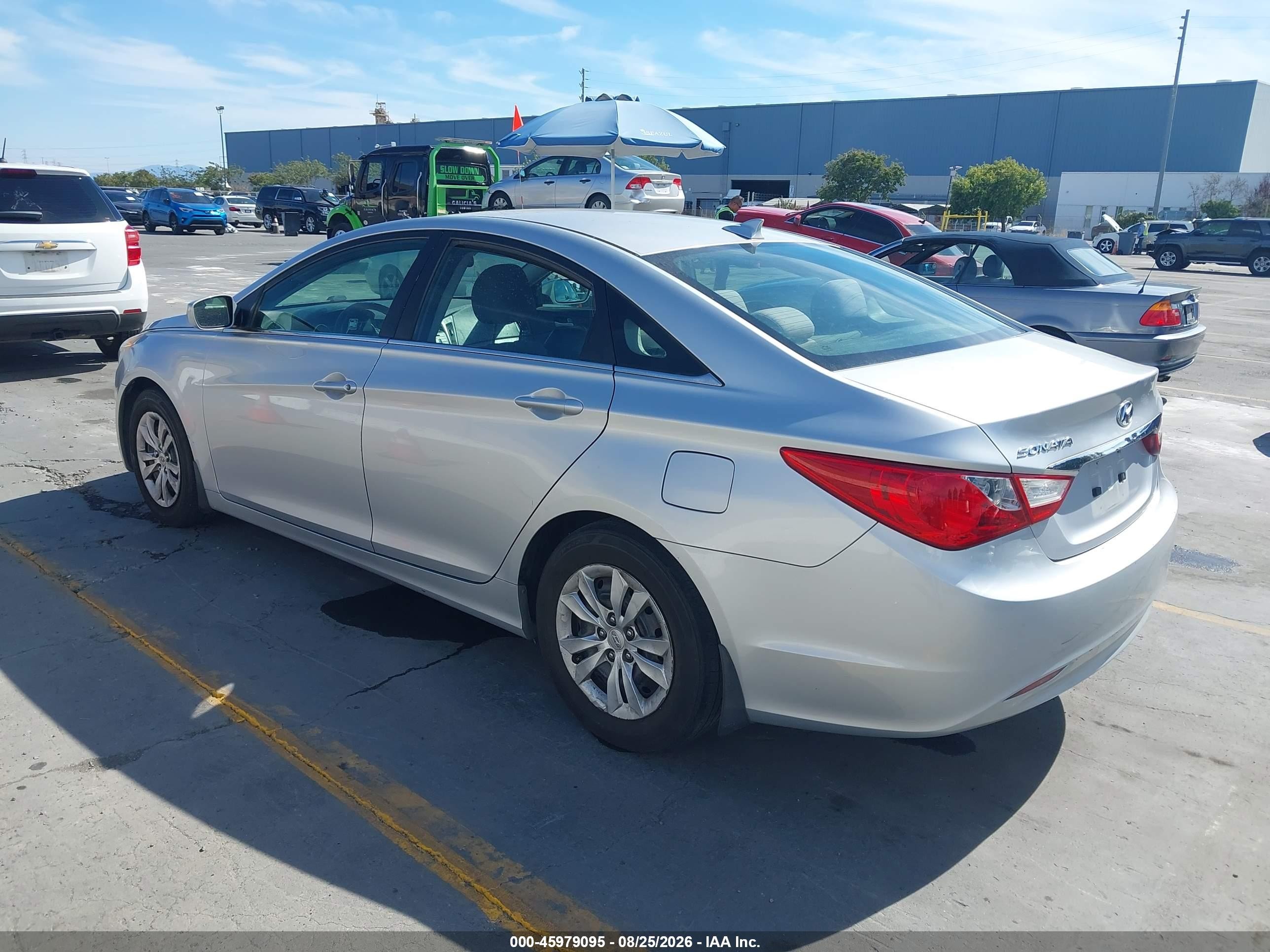2012 Hyundai Sonata Gls Silver vin: 5NPEB4ACXCH393576