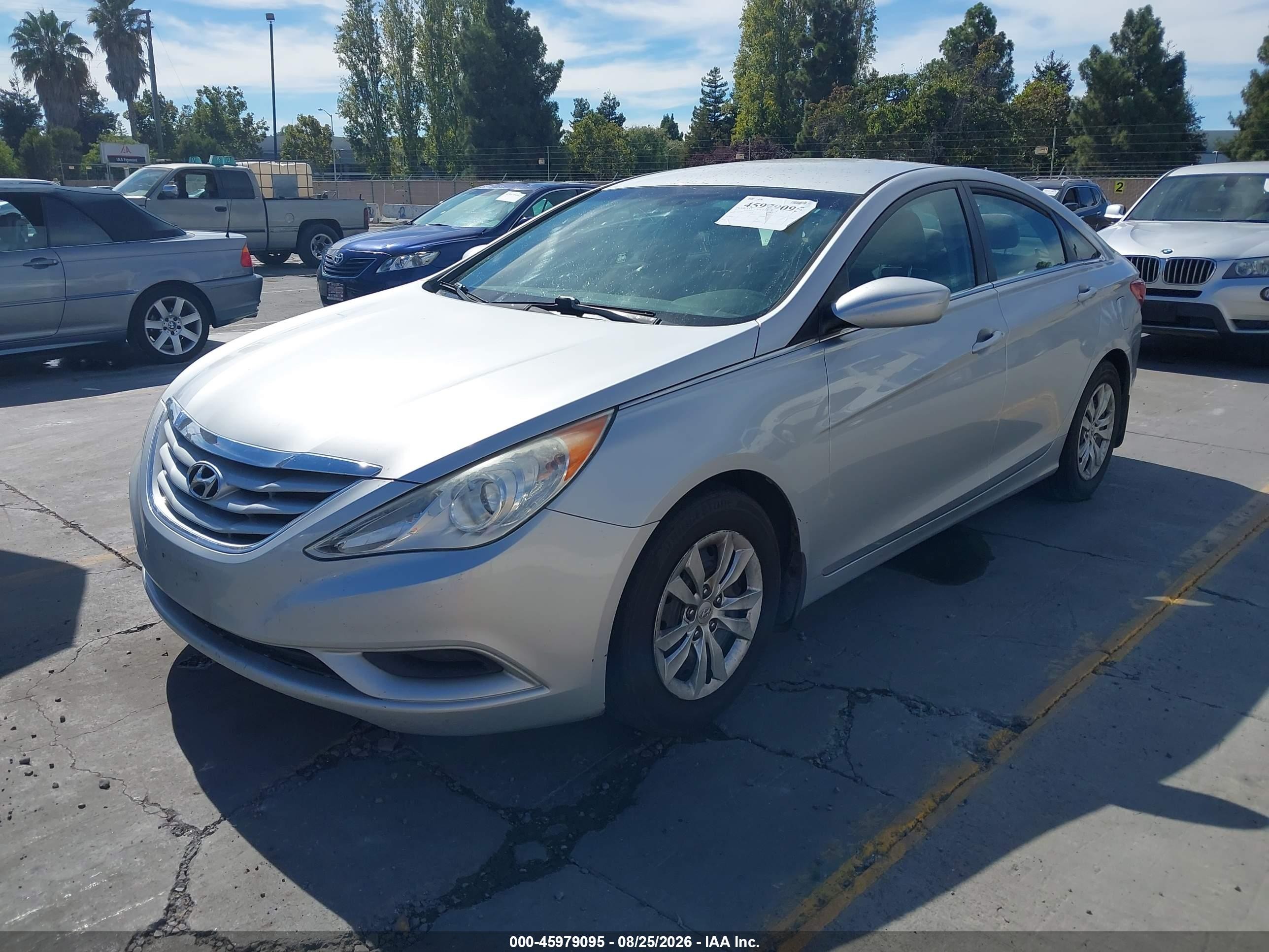 2012 Hyundai Sonata Gls Silver vin: 5NPEB4ACXCH393576