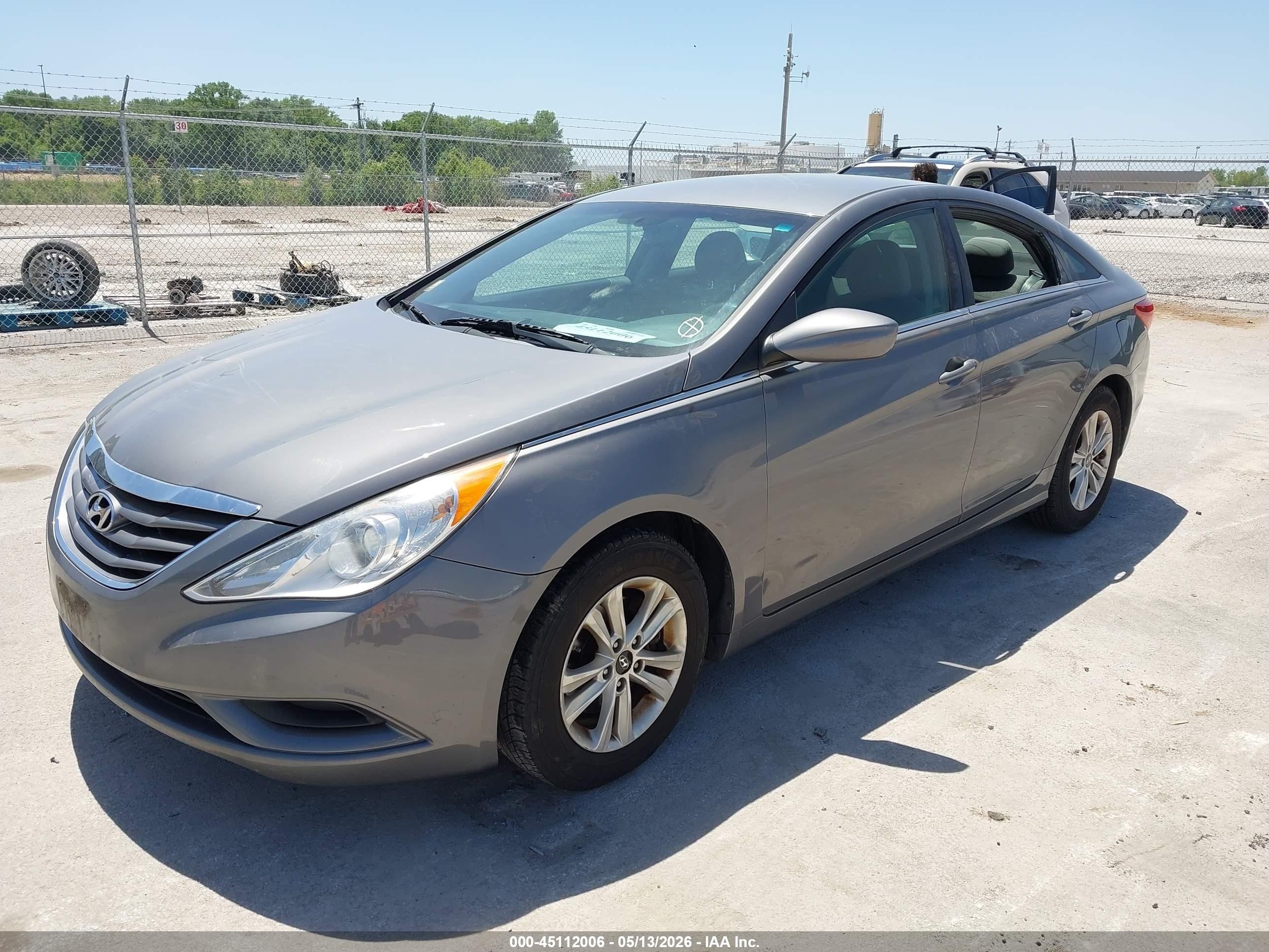 2012 Hyundai Sonata Gls Gray vin: 5NPEB4ACXCH408903