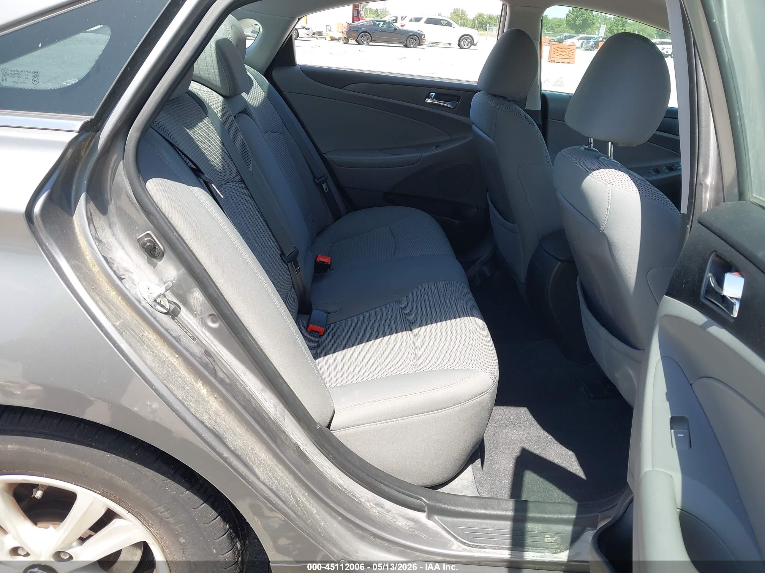 2012 Hyundai Sonata Gls Gray vin: 5NPEB4ACXCH408903