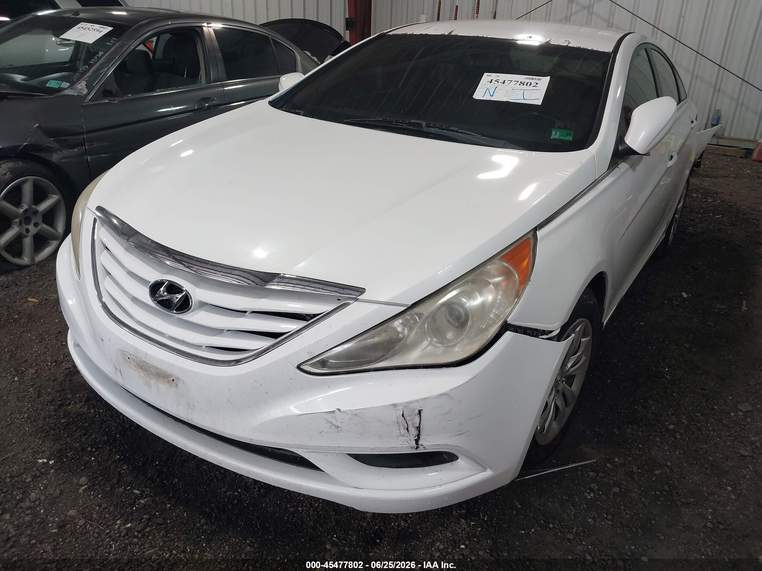 2012 Hyundai Sonata Gls Белый vin: 5NPEB4ACXCH410361