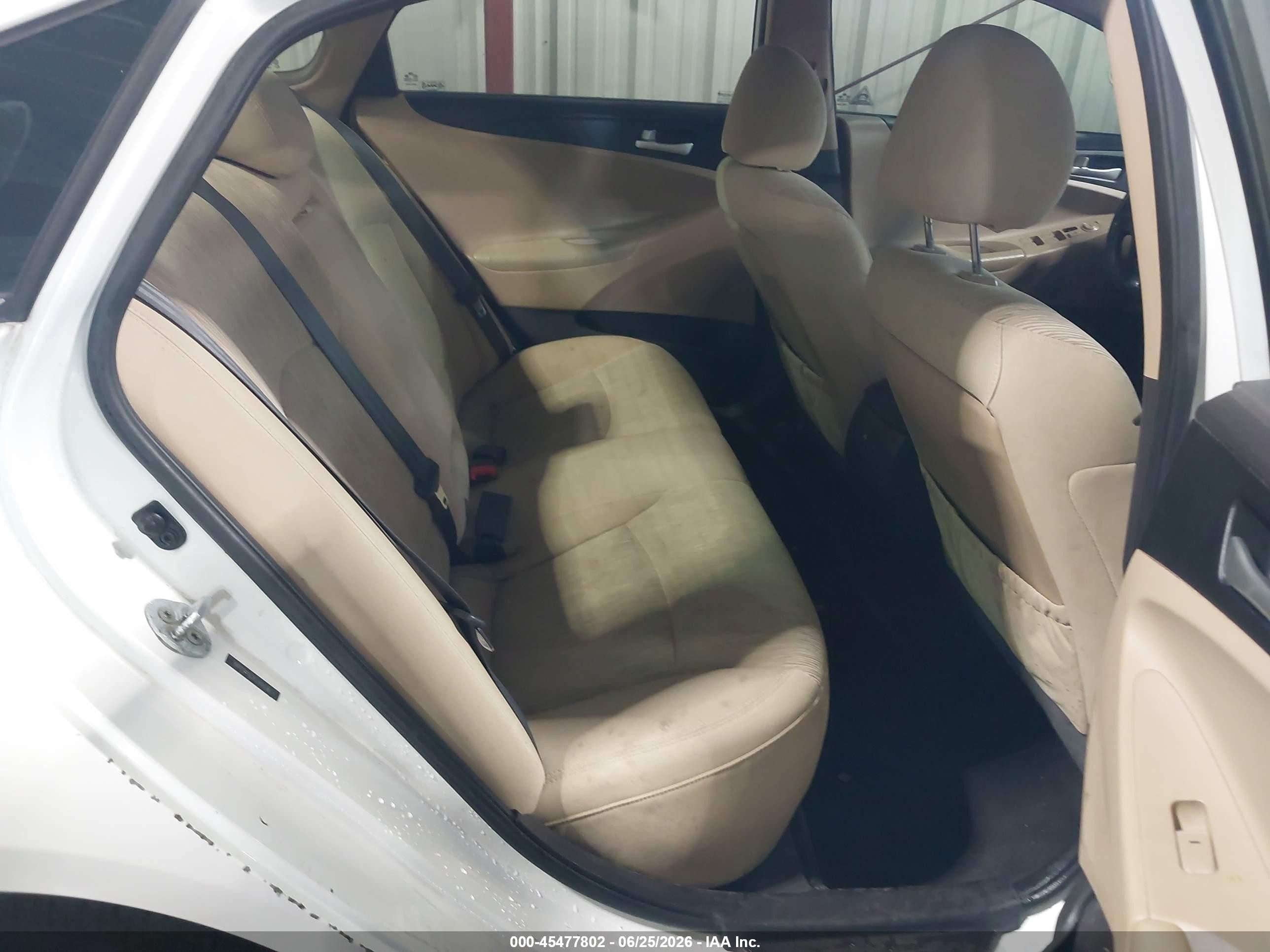 2012 Hyundai Sonata Gls Белый vin: 5NPEB4ACXCH410361
