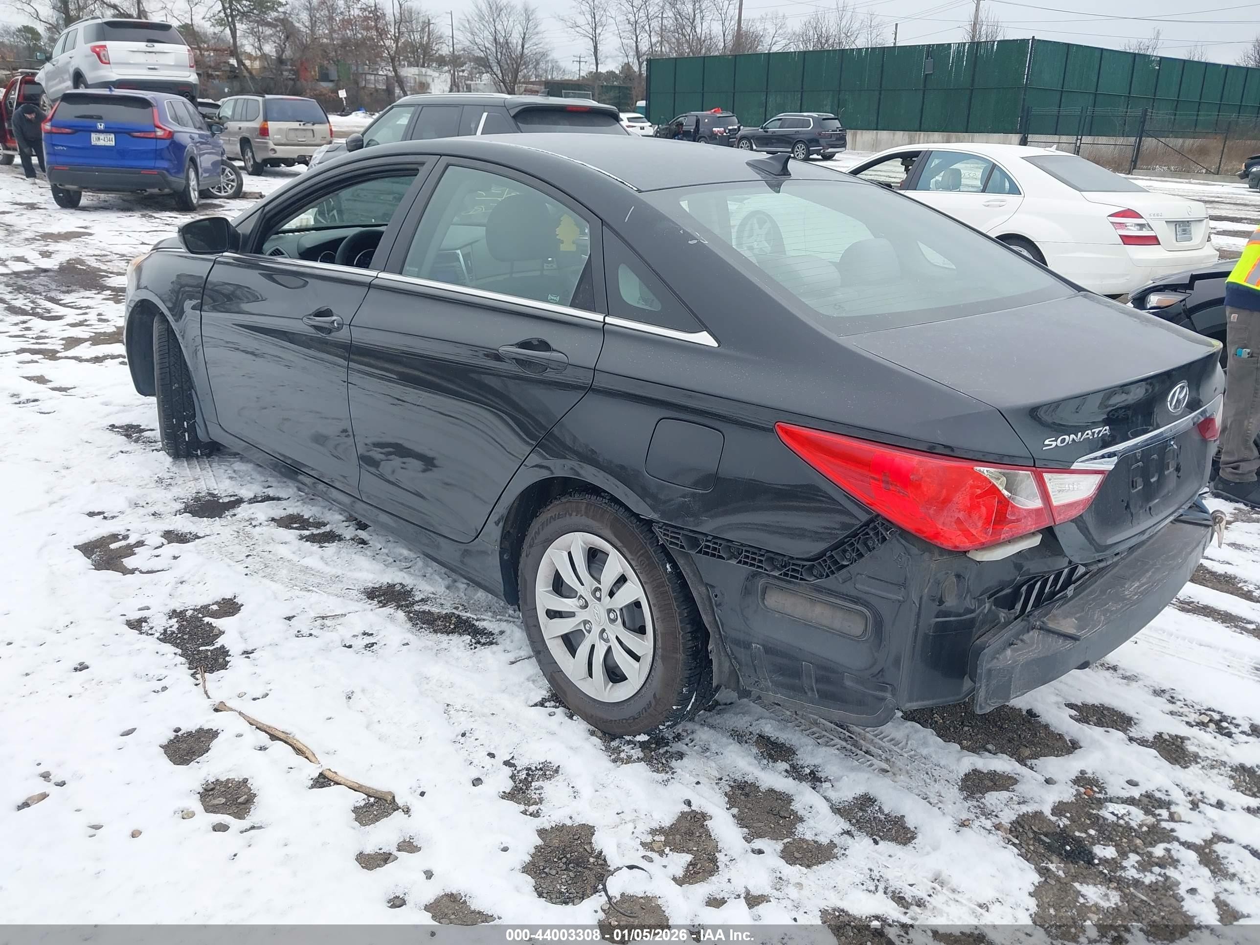 2012 Hyundai Sonata Gls Black vin: 5NPEB4ACXCH426253
