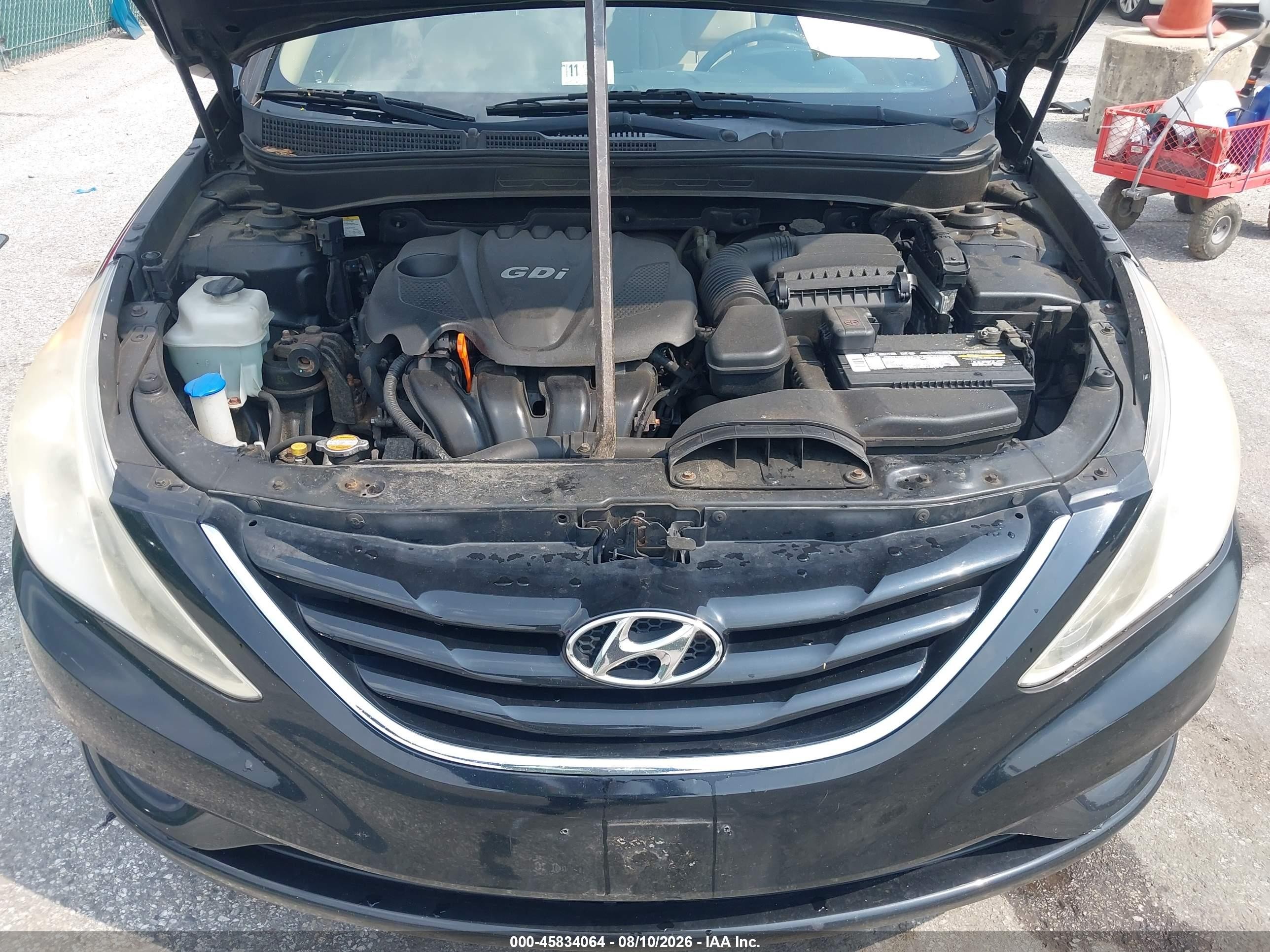 2012 Hyundai Sonata Gls Black vin: 5NPEB4ACXCH427046