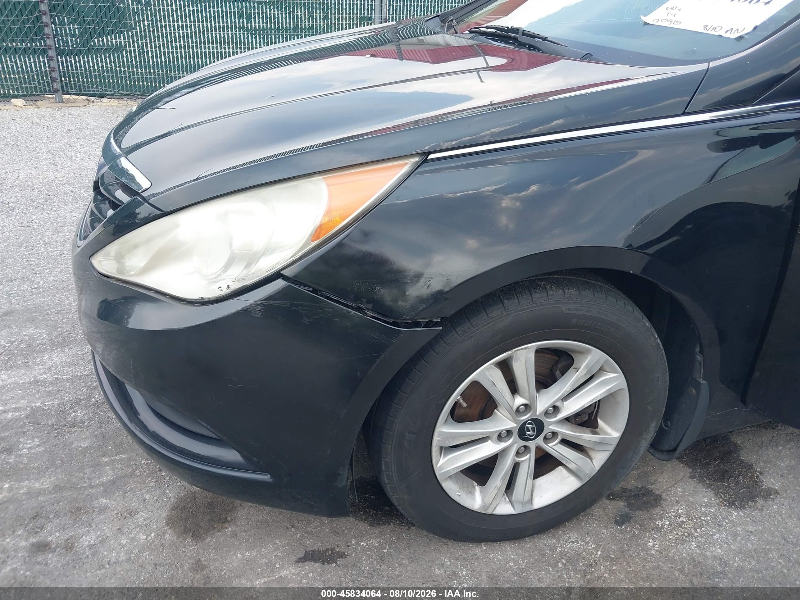 2012 Hyundai Sonata Gls Black vin: 5NPEB4ACXCH427046