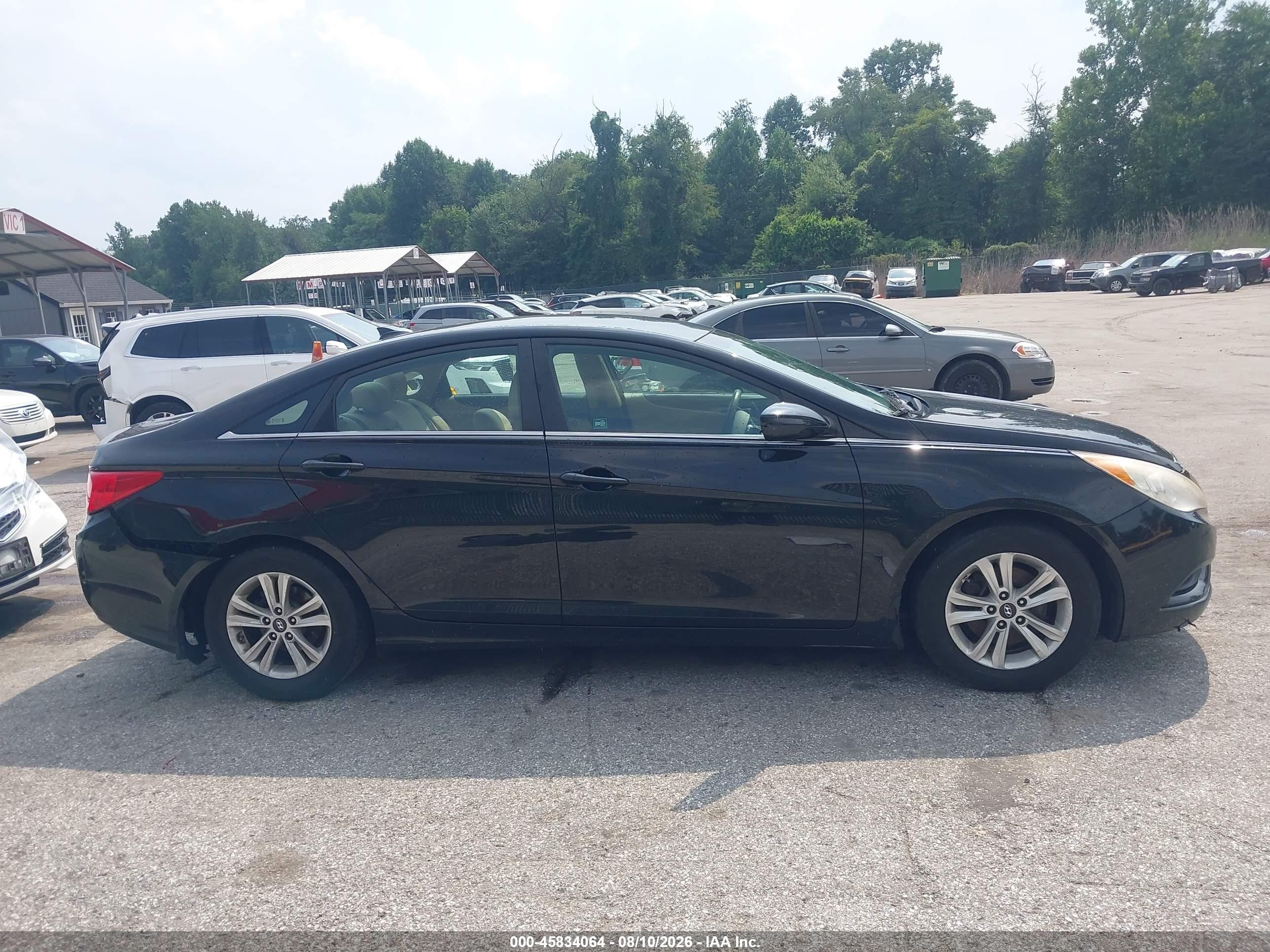 2012 Hyundai Sonata Gls Black vin: 5NPEB4ACXCH427046