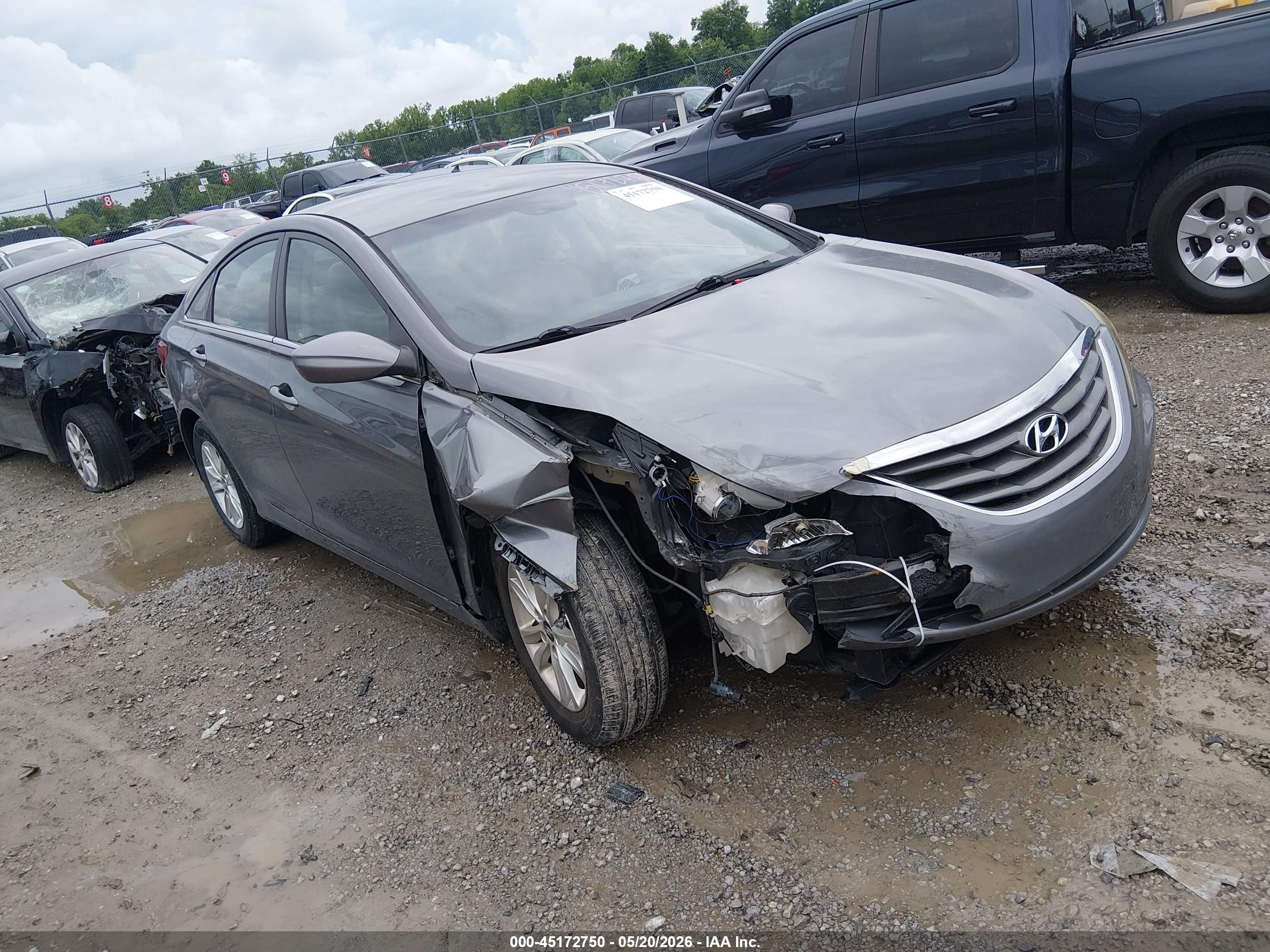 2012 Hyundai Sonata Gls Silver vin: 5NPEB4ACXCH434563