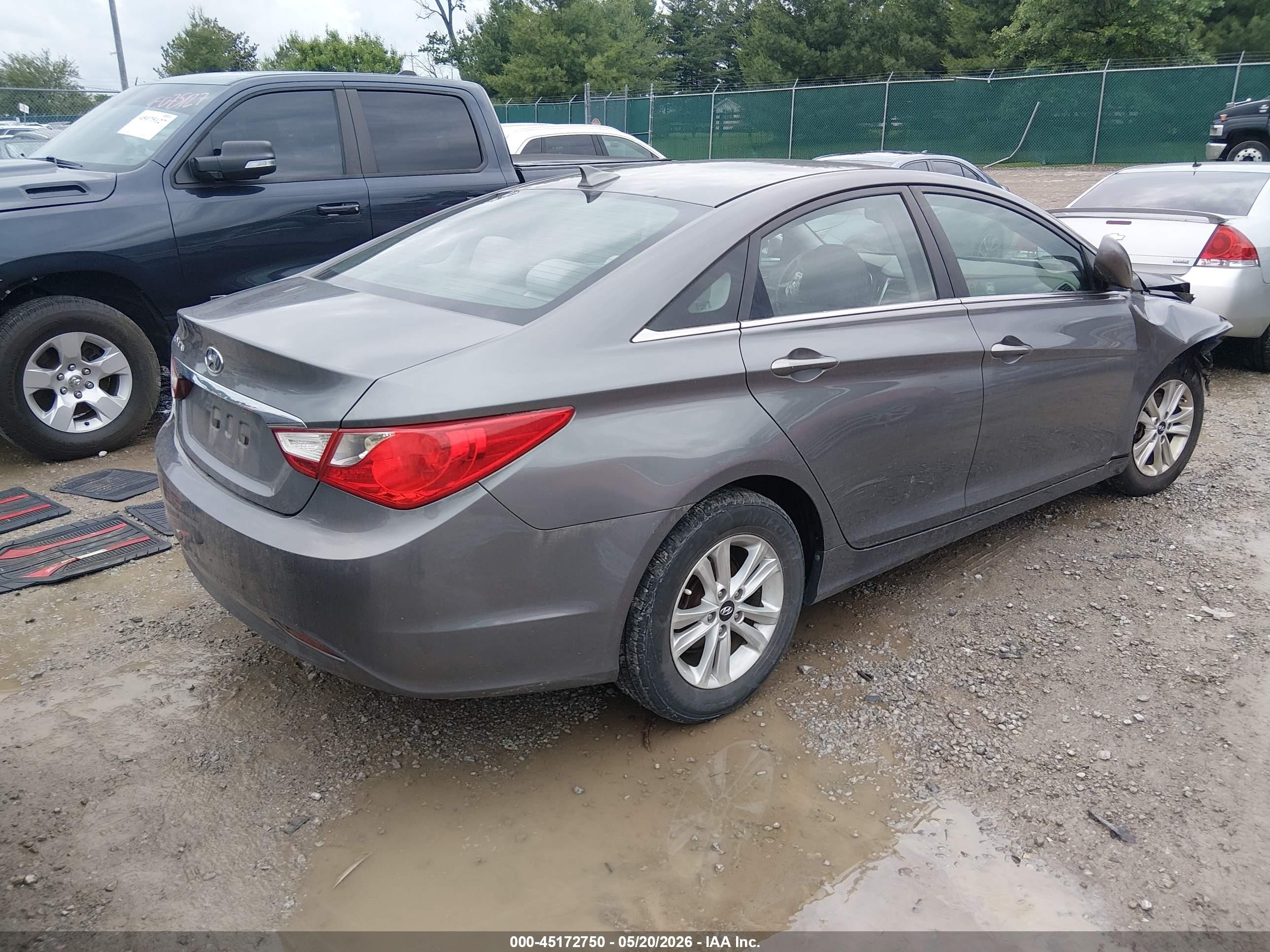 2012 Hyundai Sonata Gls Silver vin: 5NPEB4ACXCH434563