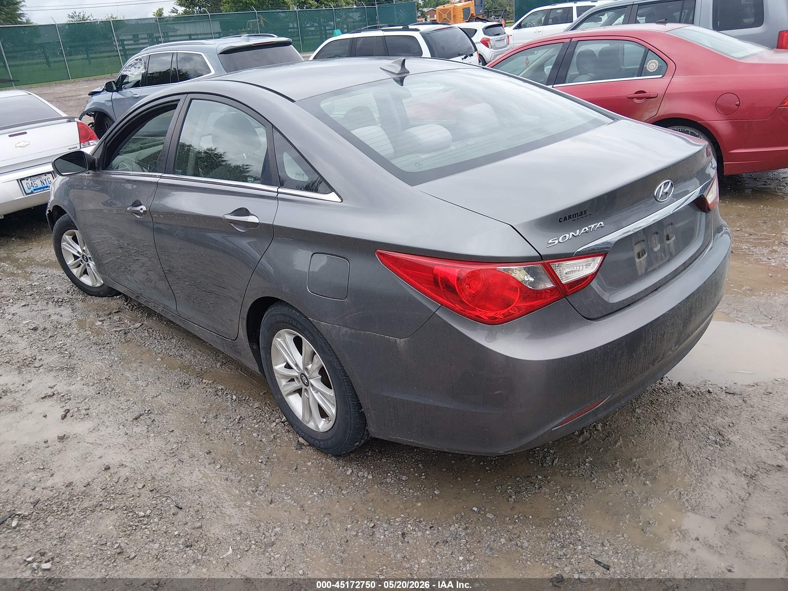 2012 Hyundai Sonata Gls Silver vin: 5NPEB4ACXCH434563