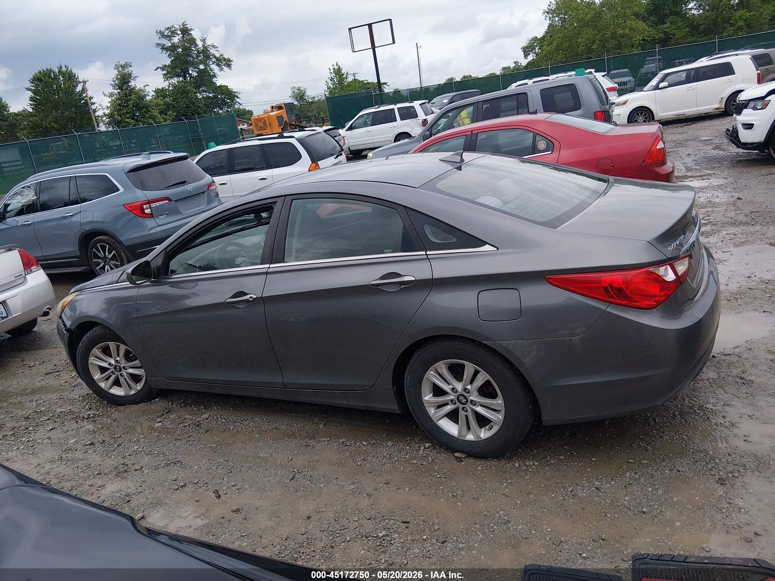 2012 Hyundai Sonata Gls Silver vin: 5NPEB4ACXCH434563