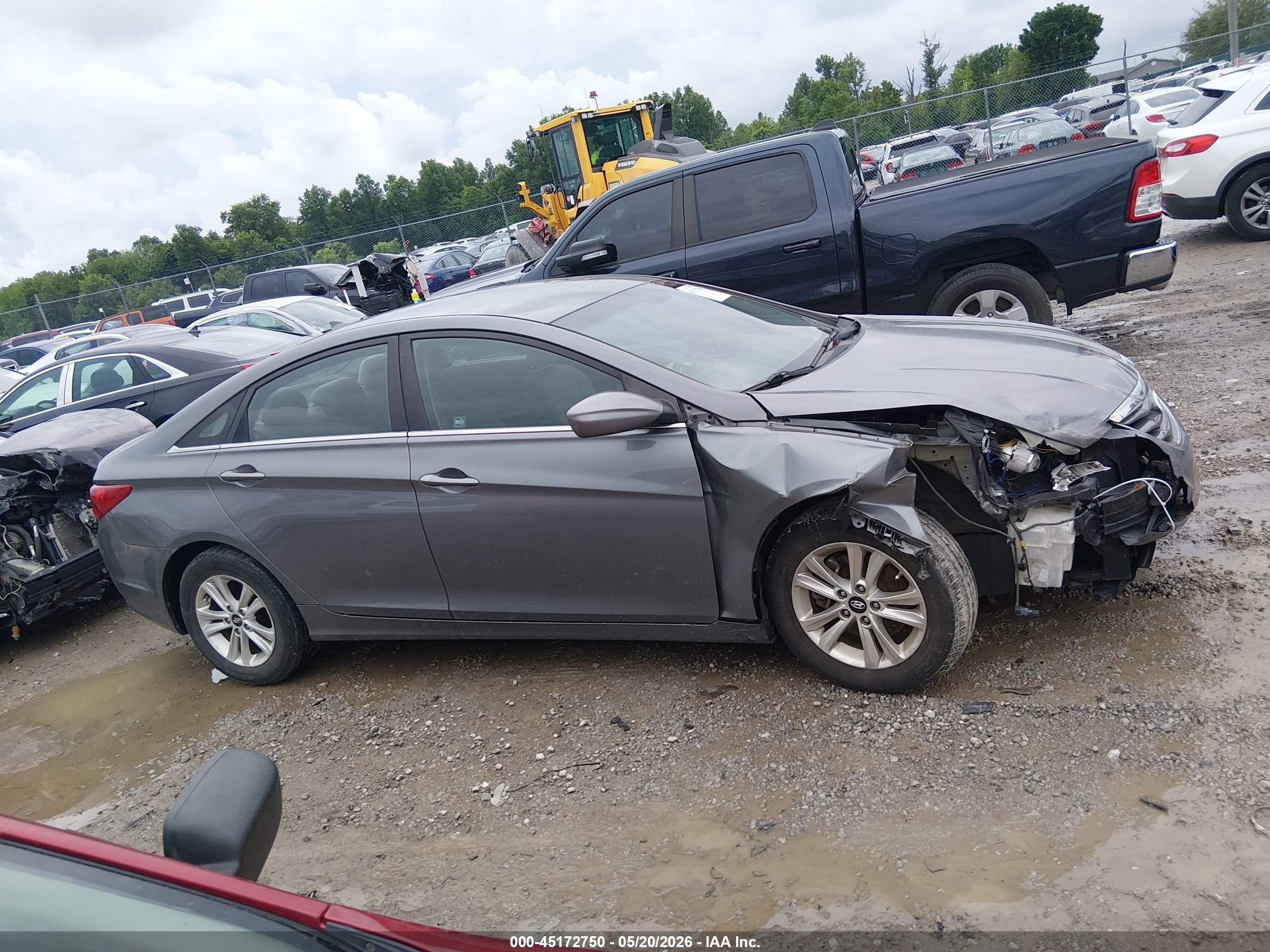 2012 Hyundai Sonata Gls Silver vin: 5NPEB4ACXCH434563