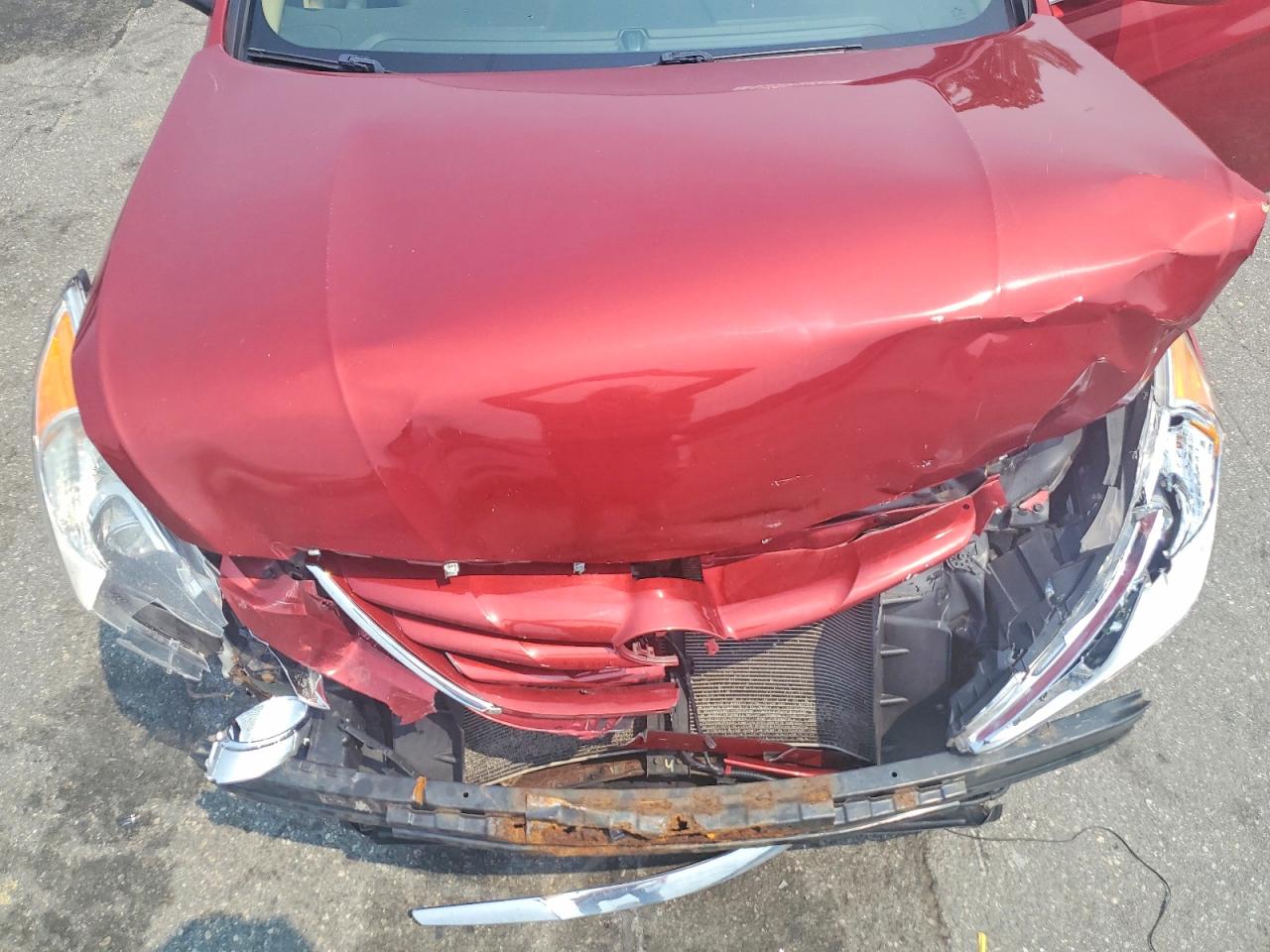 2012 Hyundai Sonata Gls Red vin: 5NPEB4ACXCH444543