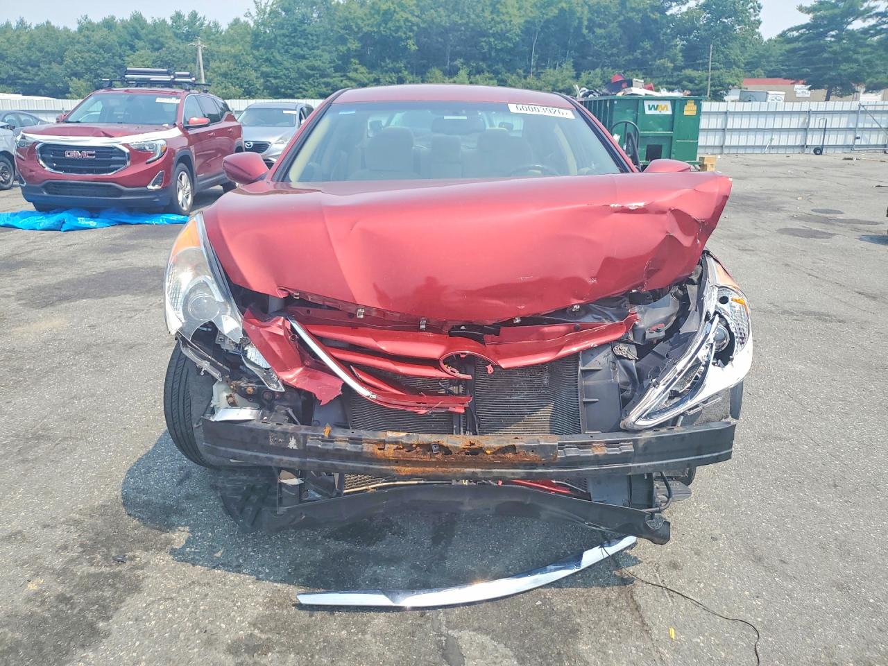 2012 Hyundai Sonata Gls Red vin: 5NPEB4ACXCH444543