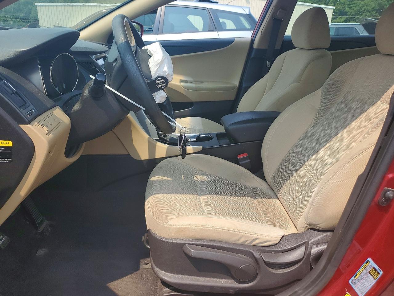 2012 Hyundai Sonata Gls Red vin: 5NPEB4ACXCH444543