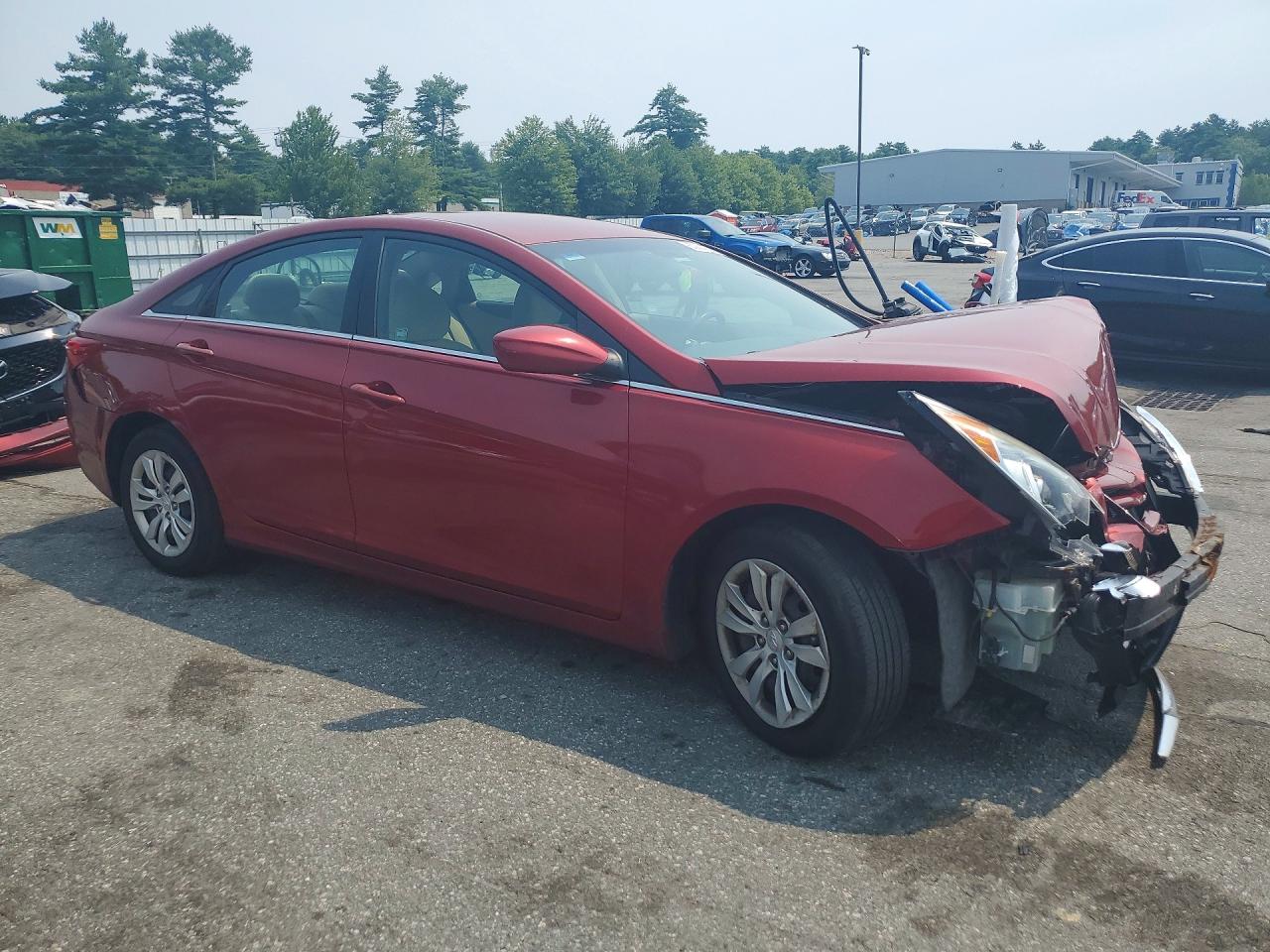 2012 Hyundai Sonata Gls Red vin: 5NPEB4ACXCH444543