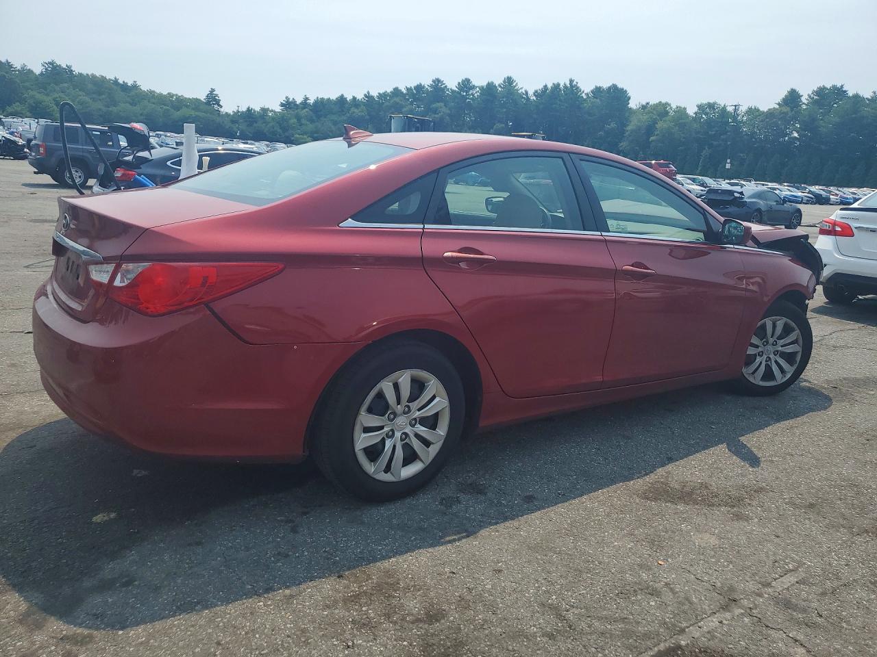 2012 Hyundai Sonata Gls Red vin: 5NPEB4ACXCH444543