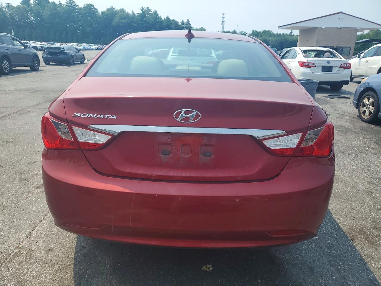 2012 Hyundai Sonata Gls Red vin: 5NPEB4ACXCH444543