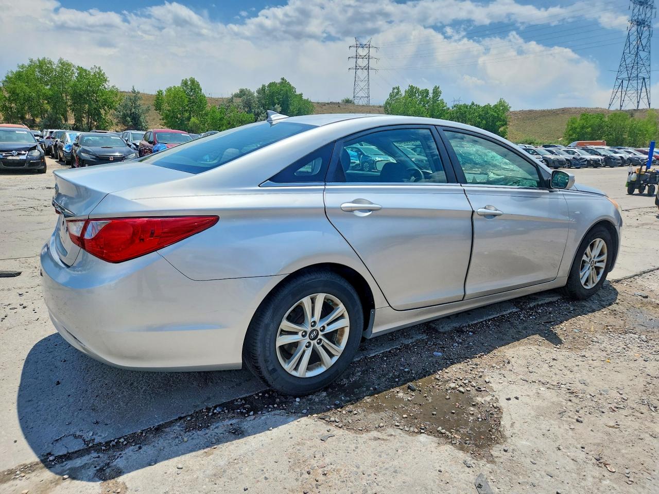 2012 Hyundai Sonata Gls Silver vin: 5NPEB4ACXCH444994