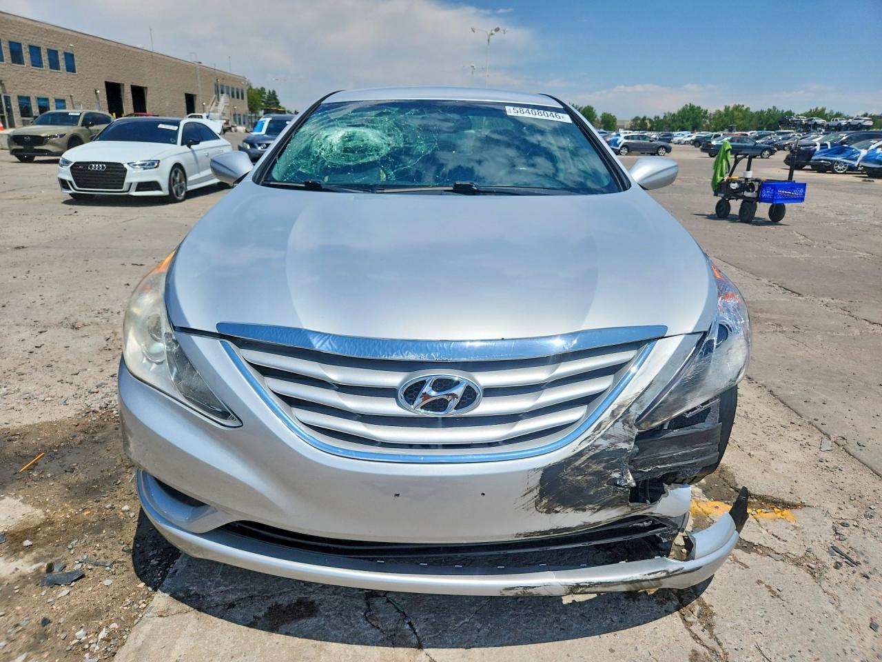 2012 Hyundai Sonata Gls Silver vin: 5NPEB4ACXCH444994