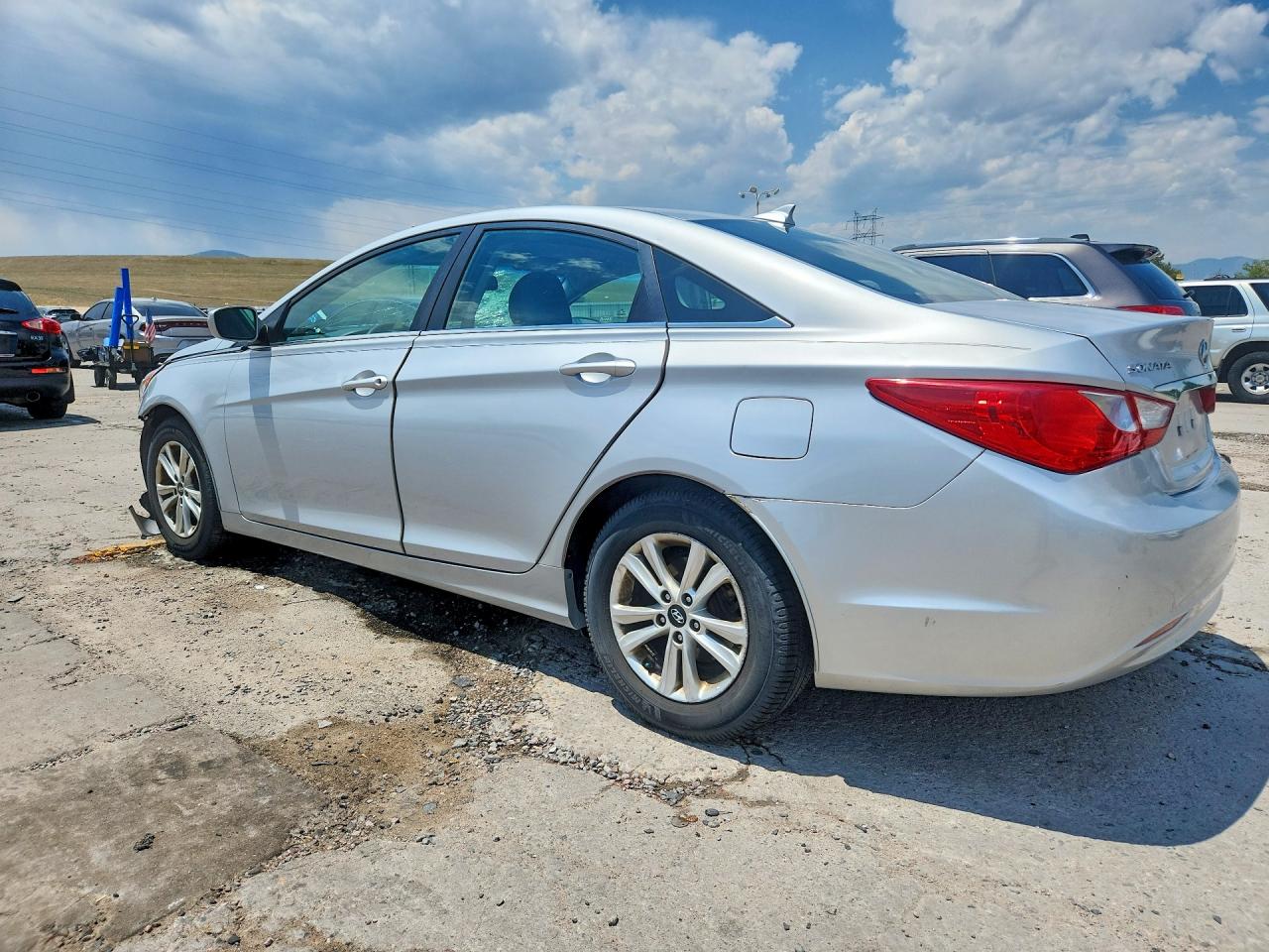 2012 Hyundai Sonata Gls Silver vin: 5NPEB4ACXCH444994