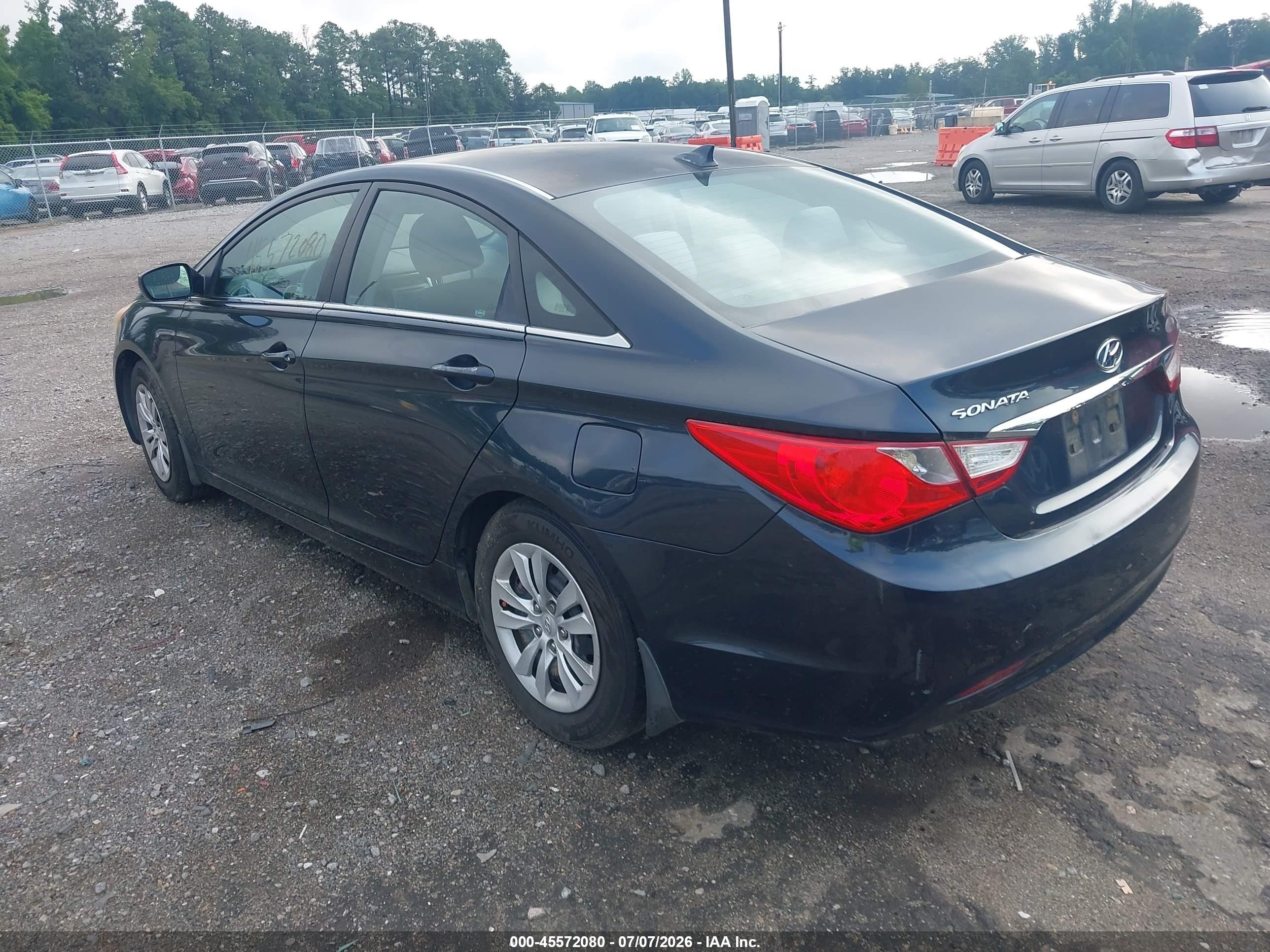 2012 Hyundai Sonata Gls Gray vin: 5NPEB4ACXCH445689