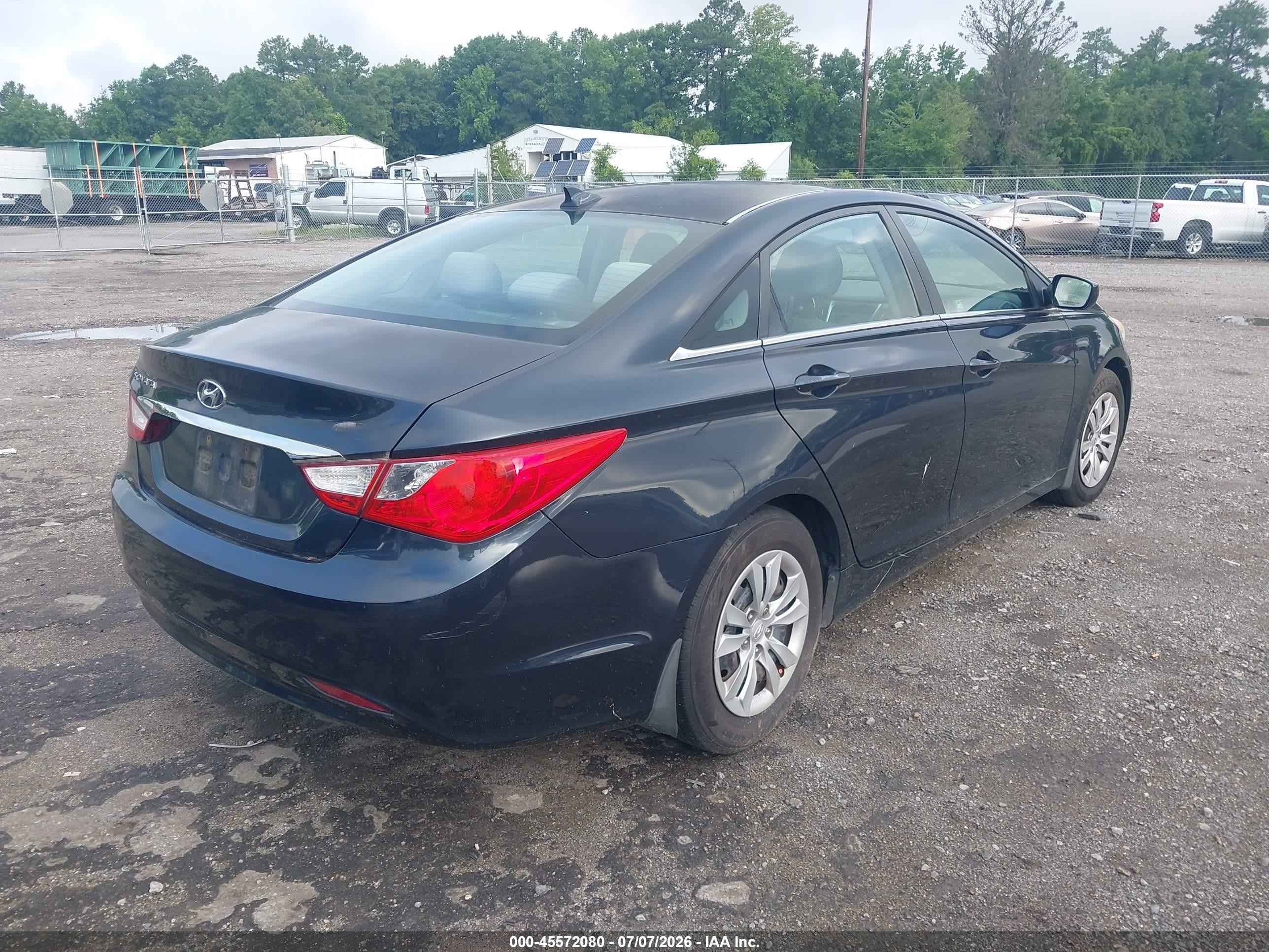 2012 Hyundai Sonata Gls Gray vin: 5NPEB4ACXCH445689