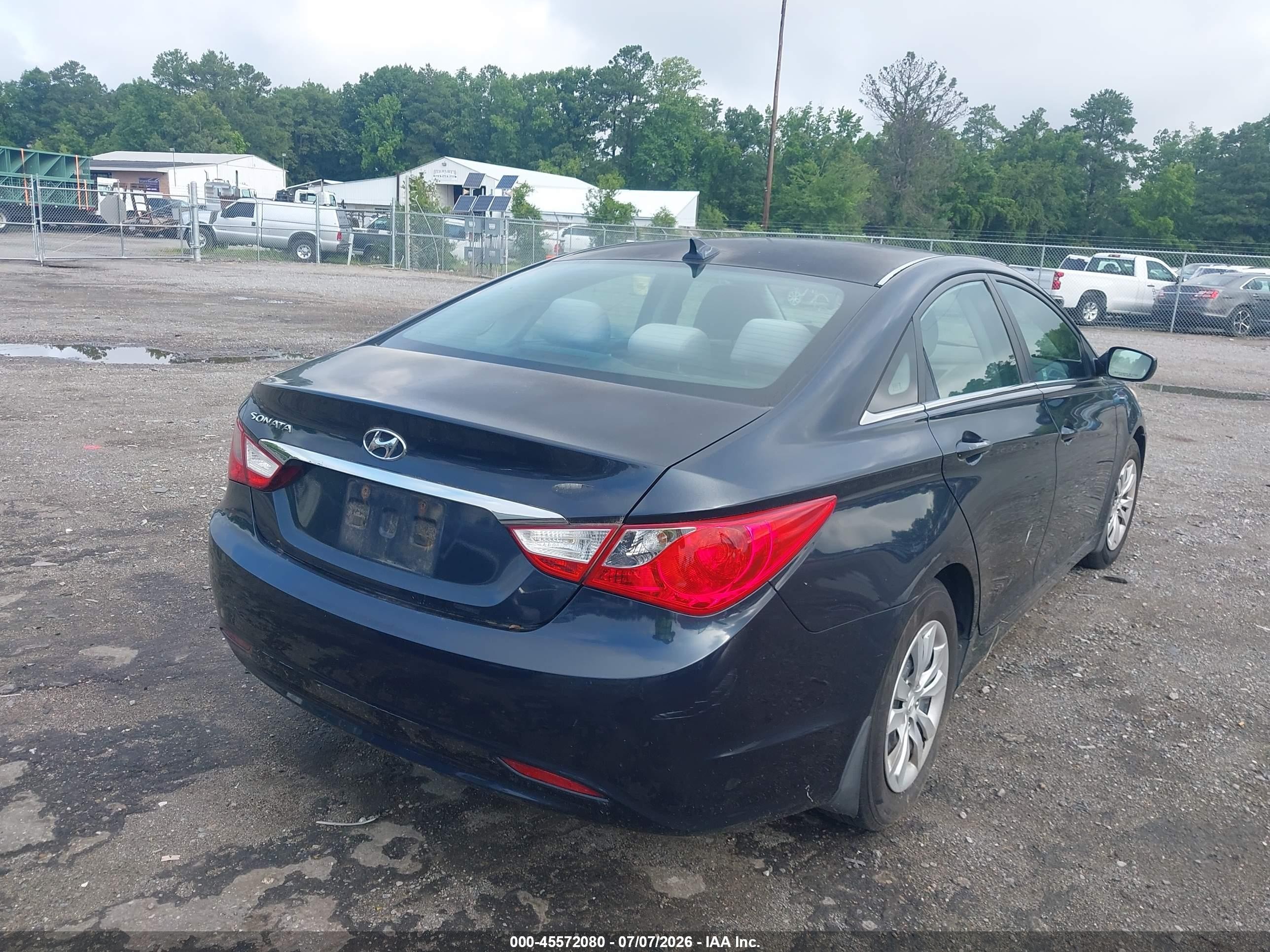 2012 Hyundai Sonata Gls Gray vin: 5NPEB4ACXCH445689