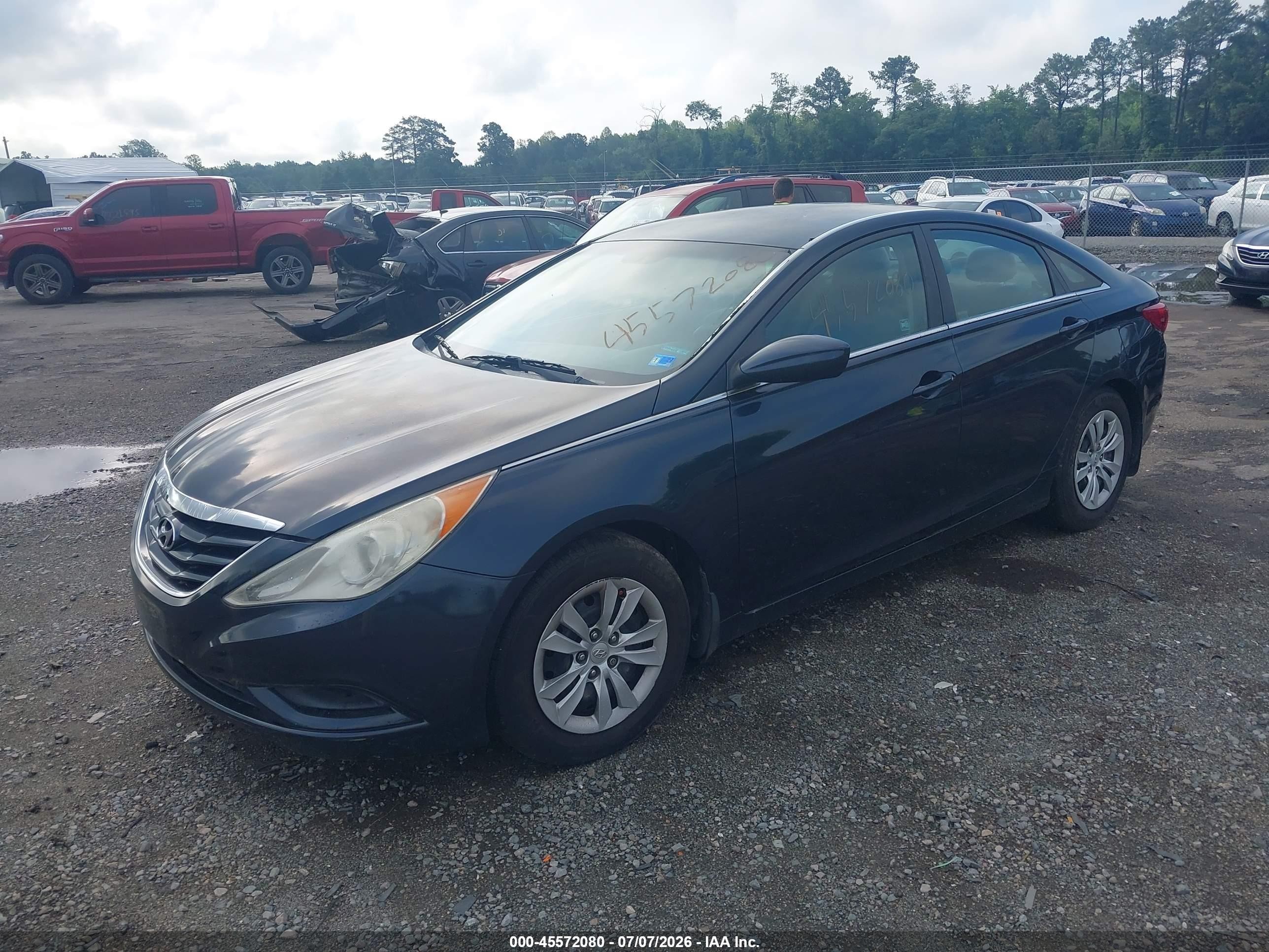 2012 Hyundai Sonata Gls Gray vin: 5NPEB4ACXCH445689