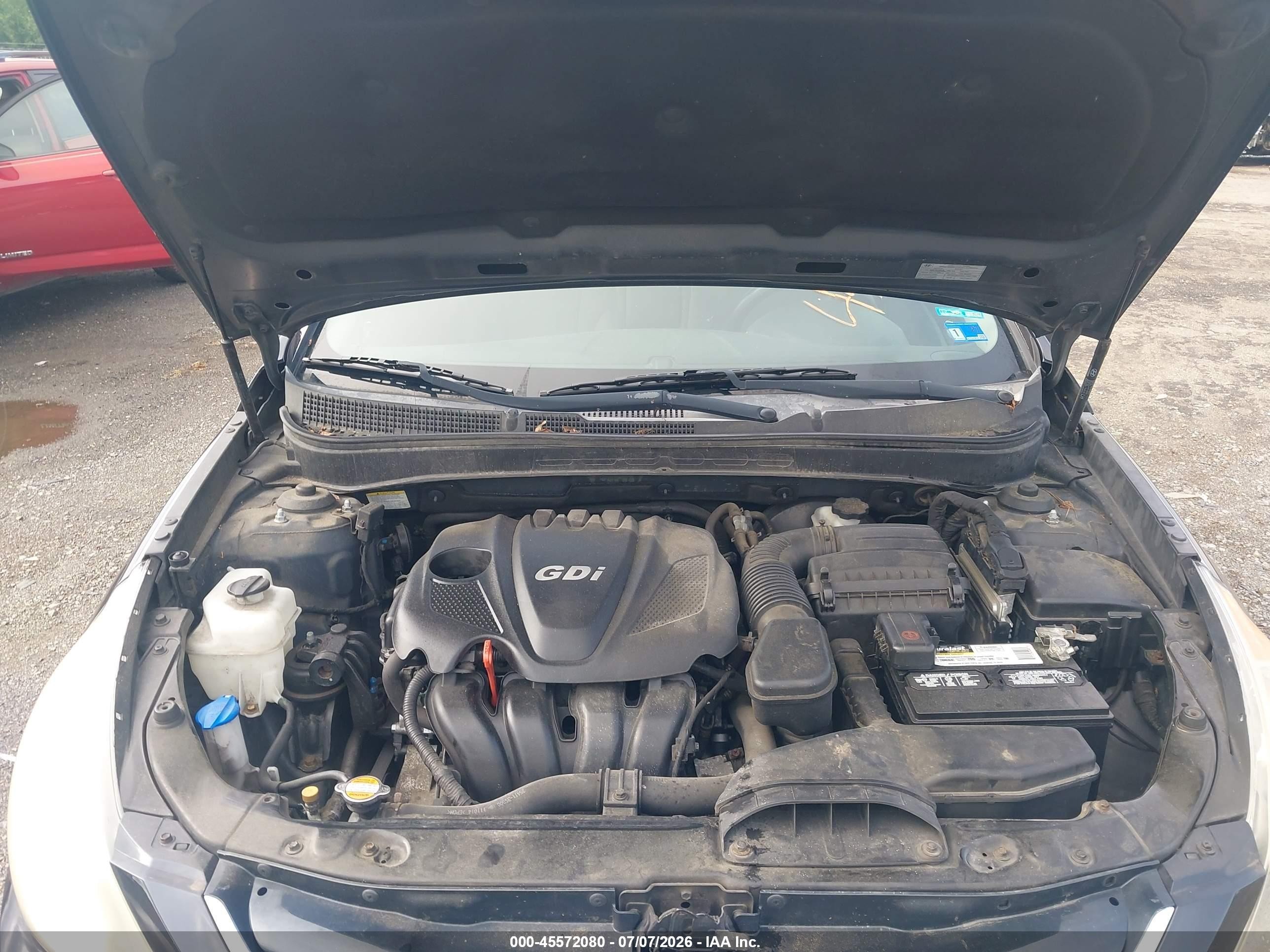 2012 Hyundai Sonata Gls Gray vin: 5NPEB4ACXCH445689