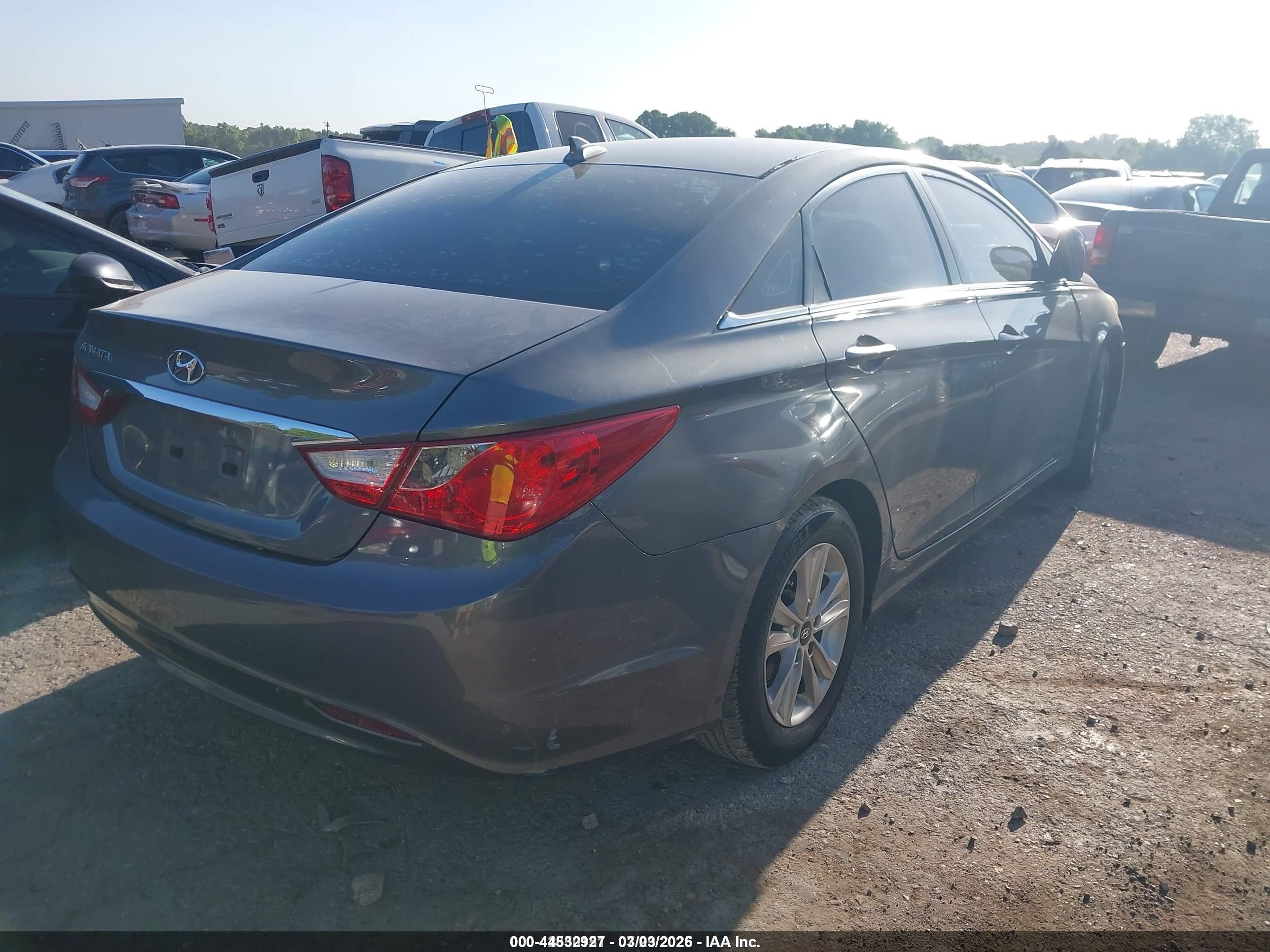 2012 Hyundai Sonata Gls Gray vin: 5NPEB4ACXCH450570