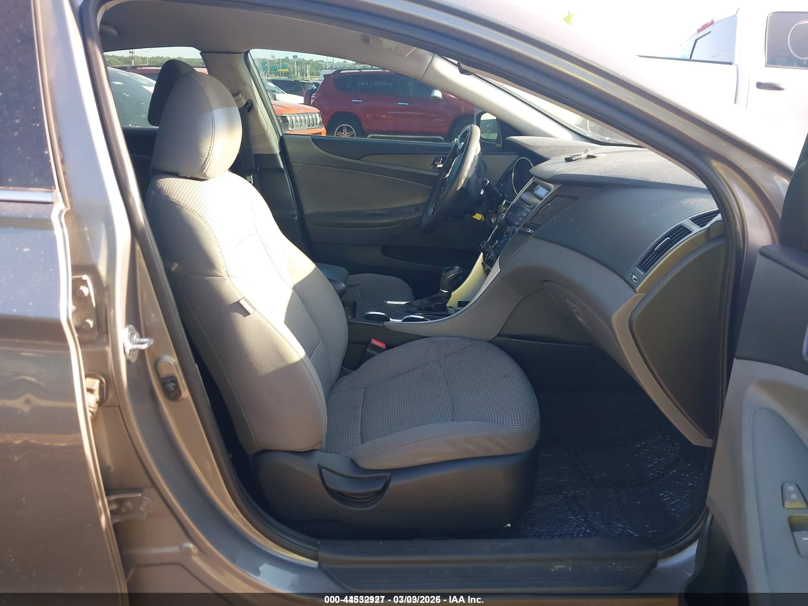 2012 Hyundai Sonata Gls Gray vin: 5NPEB4ACXCH450570