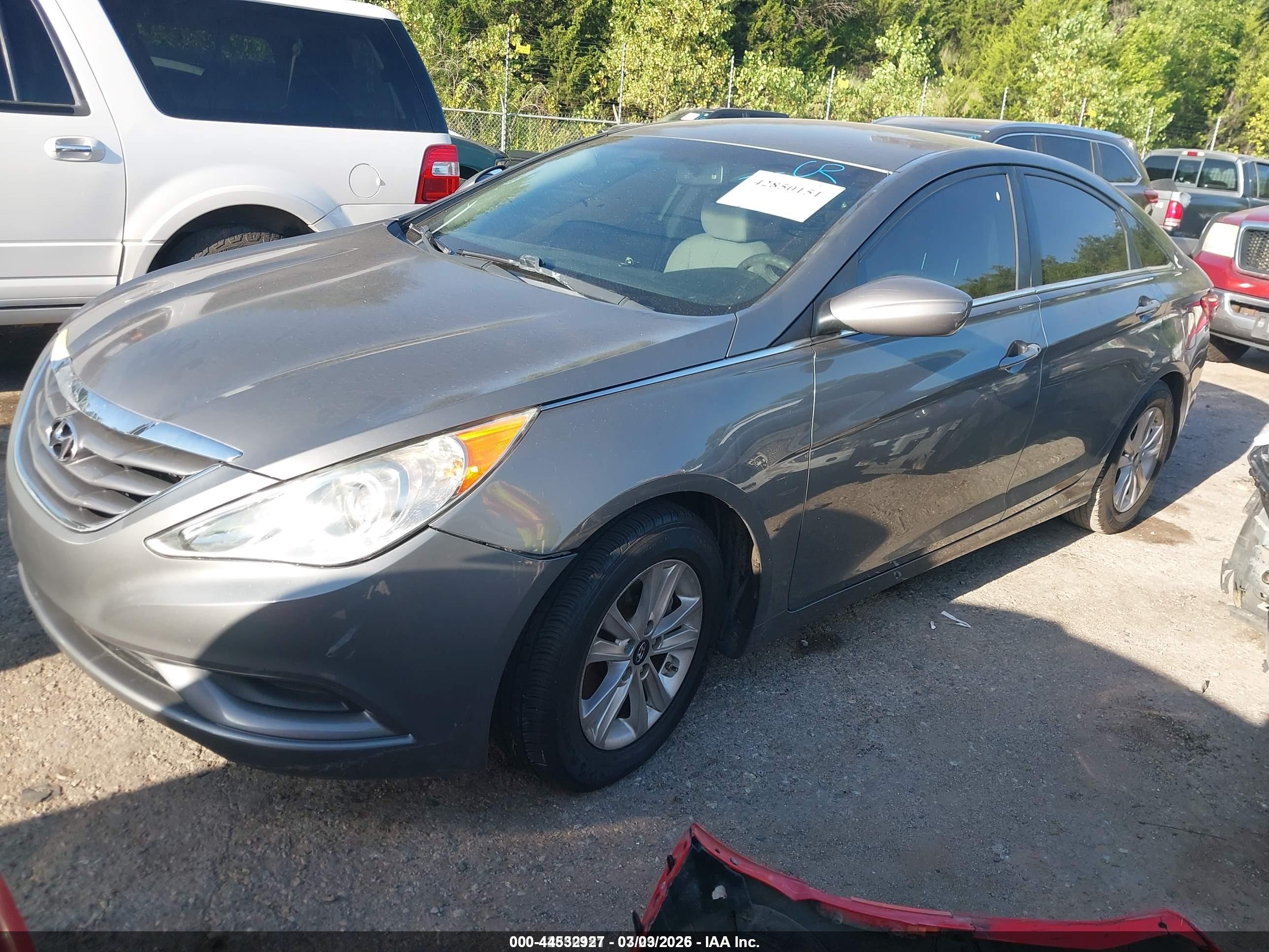 2012 Hyundai Sonata Gls Gray vin: 5NPEB4ACXCH450570