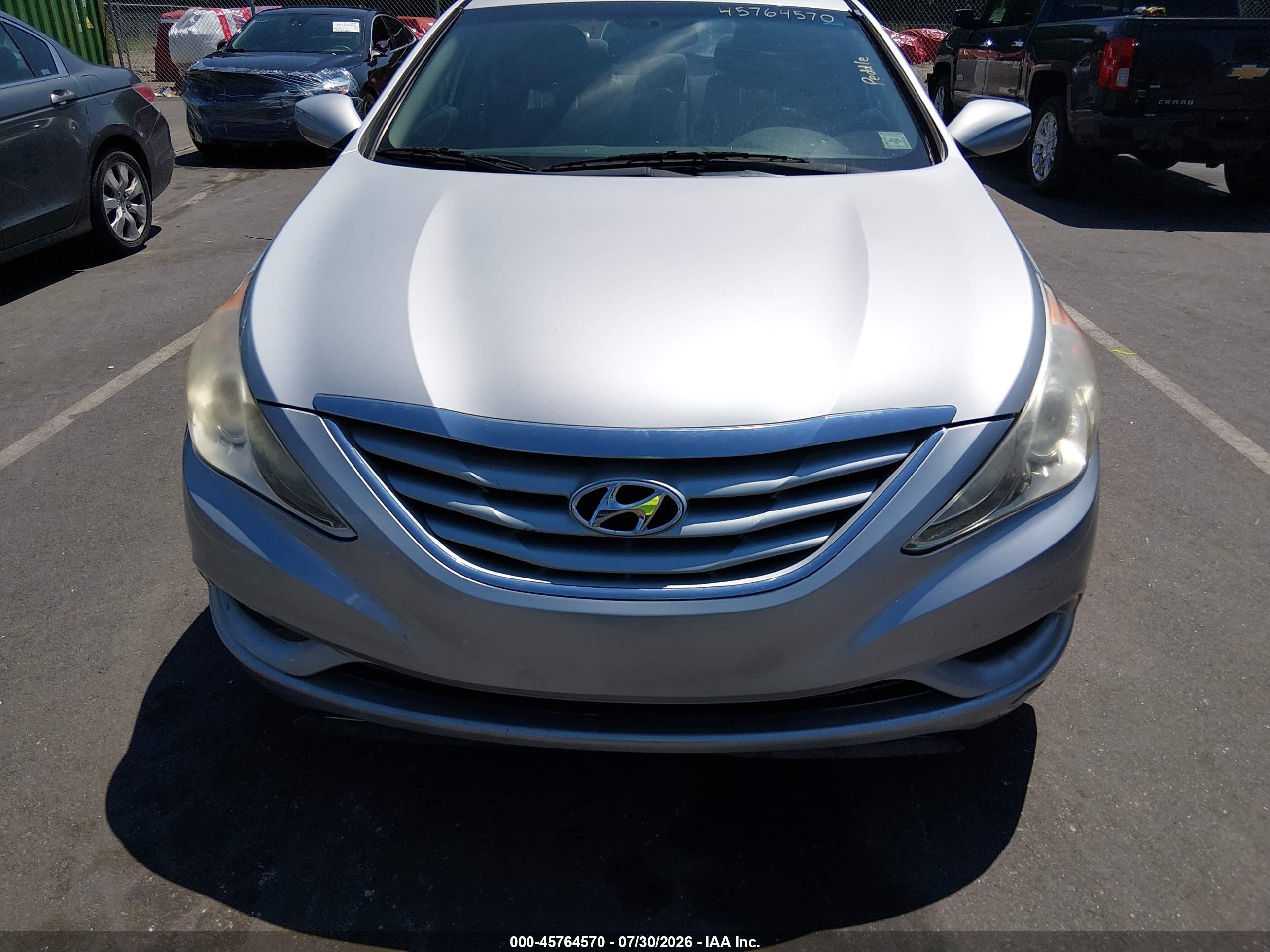 2012 Hyundai Sonata Gls Silver vin: 5NPEB4ACXCH467997