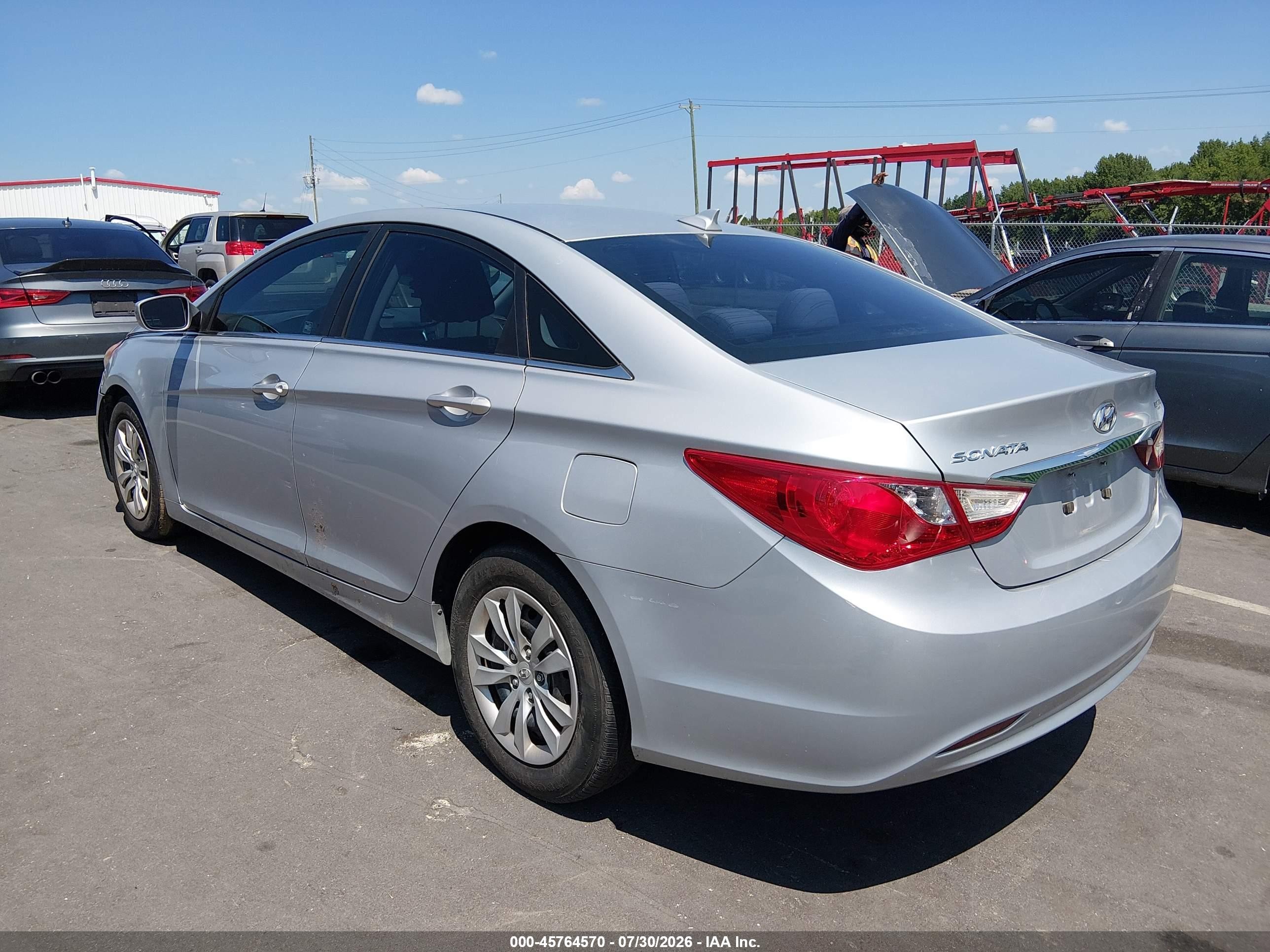 2012 Hyundai Sonata Gls Silver vin: 5NPEB4ACXCH467997