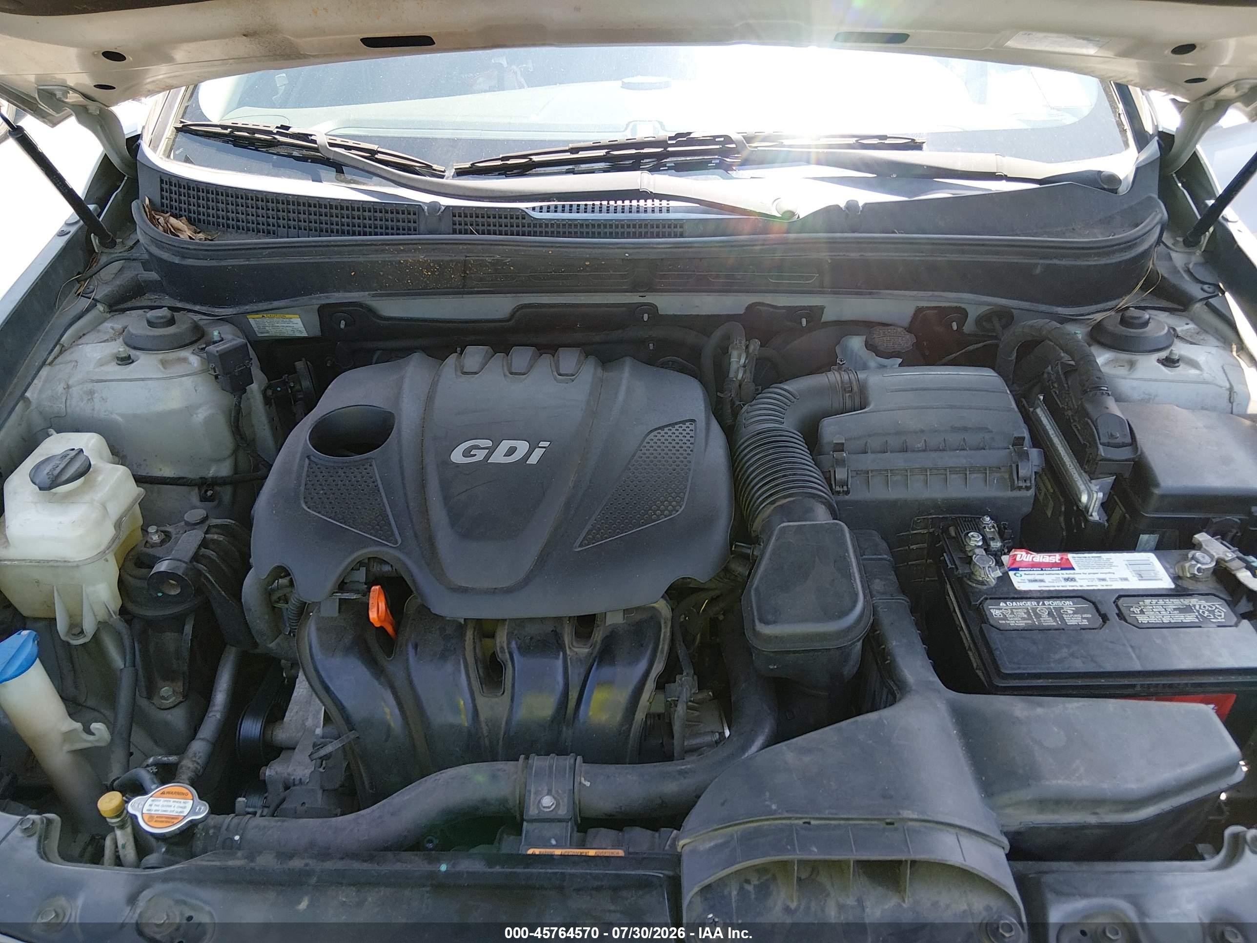 2012 Hyundai Sonata Gls Silver vin: 5NPEB4ACXCH467997