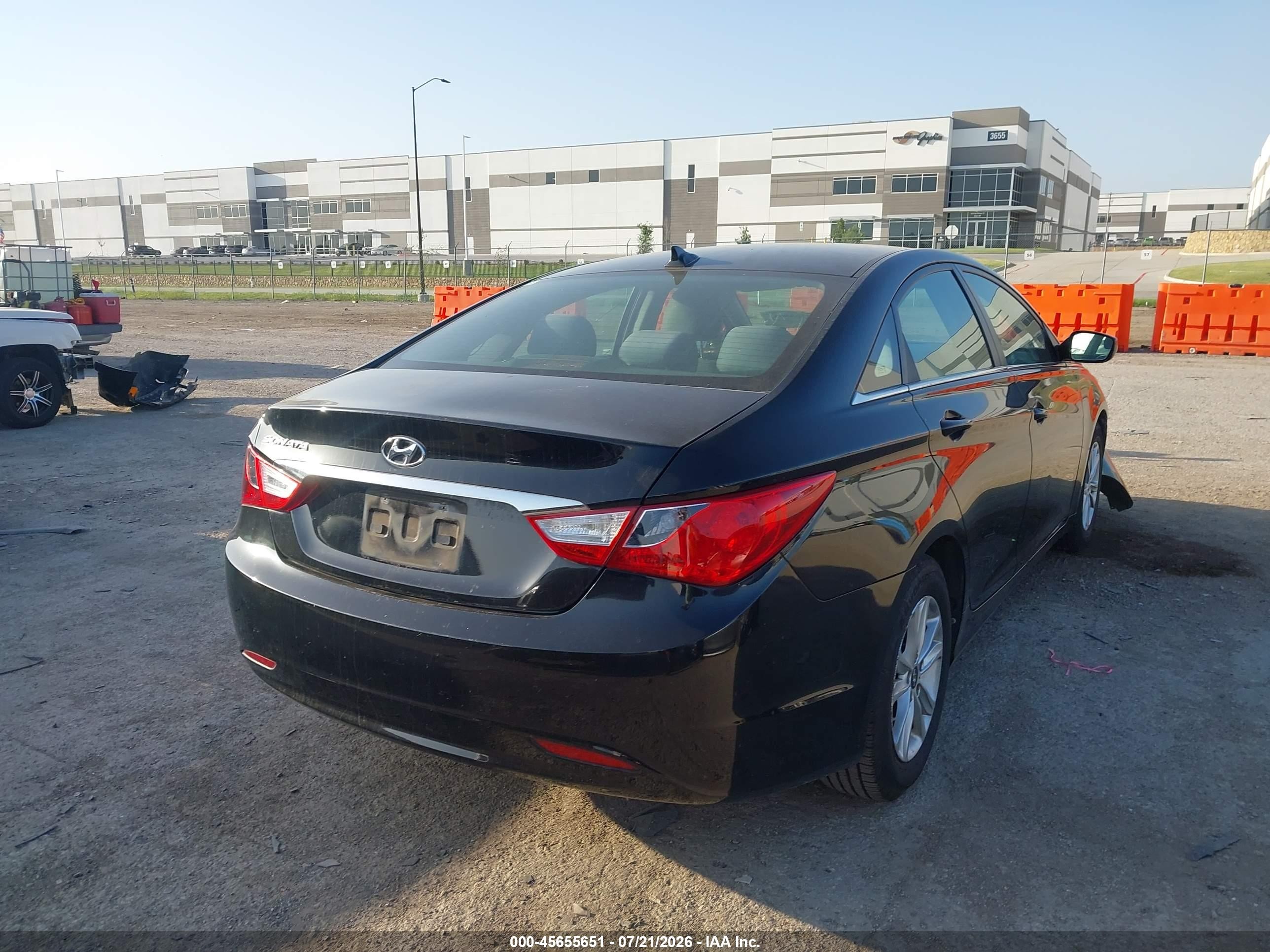 2012 Hyundai Sonata Gls Black vin: 5NPEB4ACXCH473752