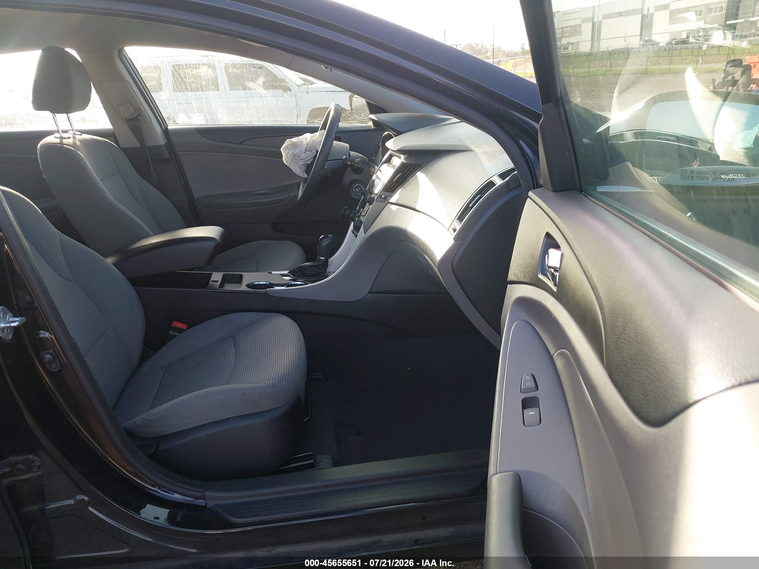 2012 Hyundai Sonata Gls Black vin: 5NPEB4ACXCH473752