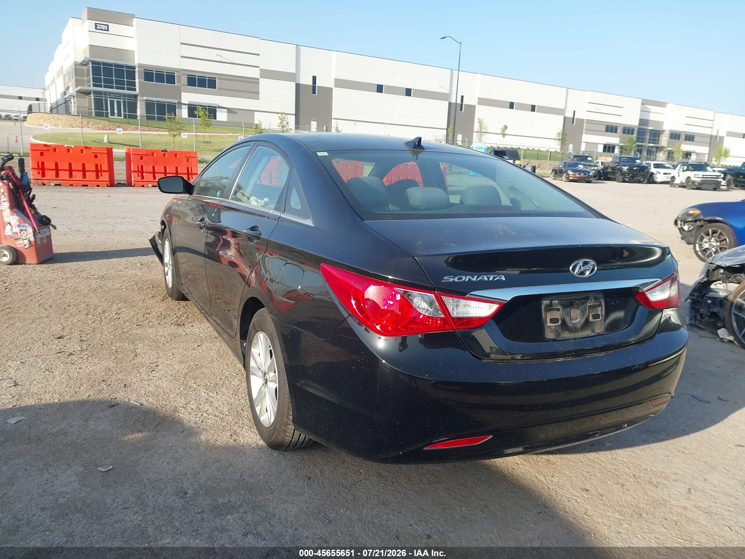 2012 Hyundai Sonata Gls Black vin: 5NPEB4ACXCH473752