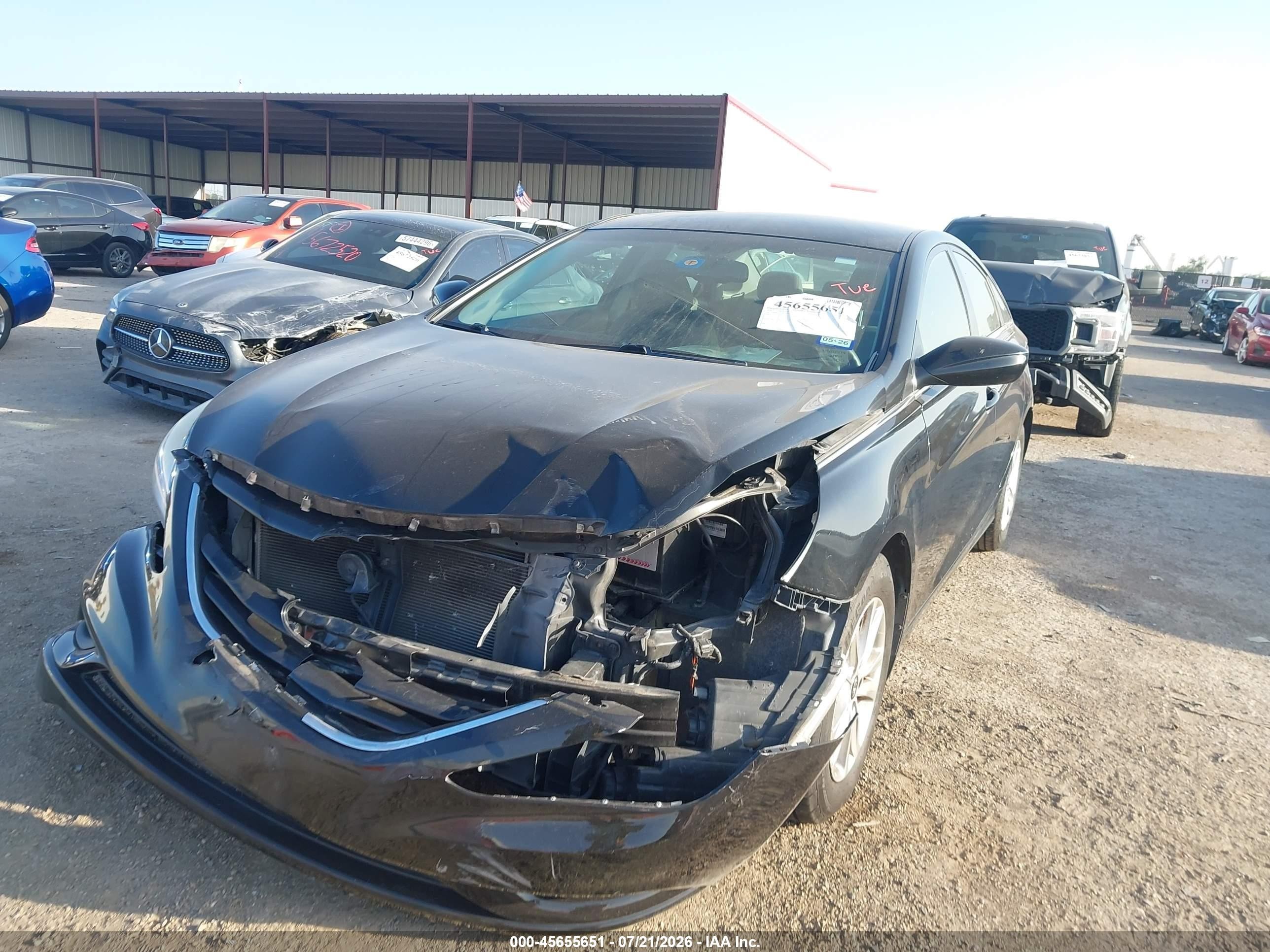 2012 Hyundai Sonata Gls Black vin: 5NPEB4ACXCH473752