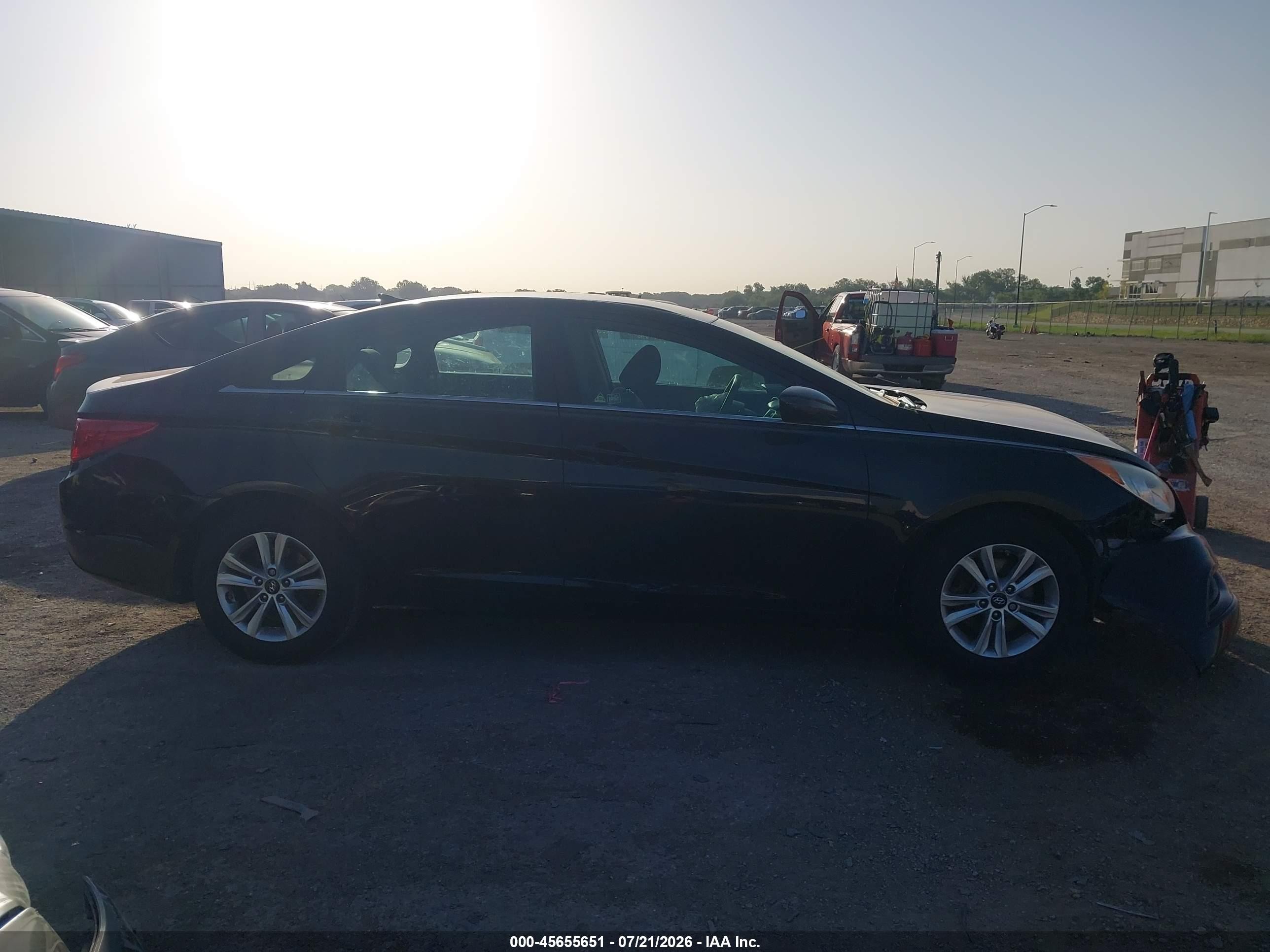 2012 Hyundai Sonata Gls Black vin: 5NPEB4ACXCH473752